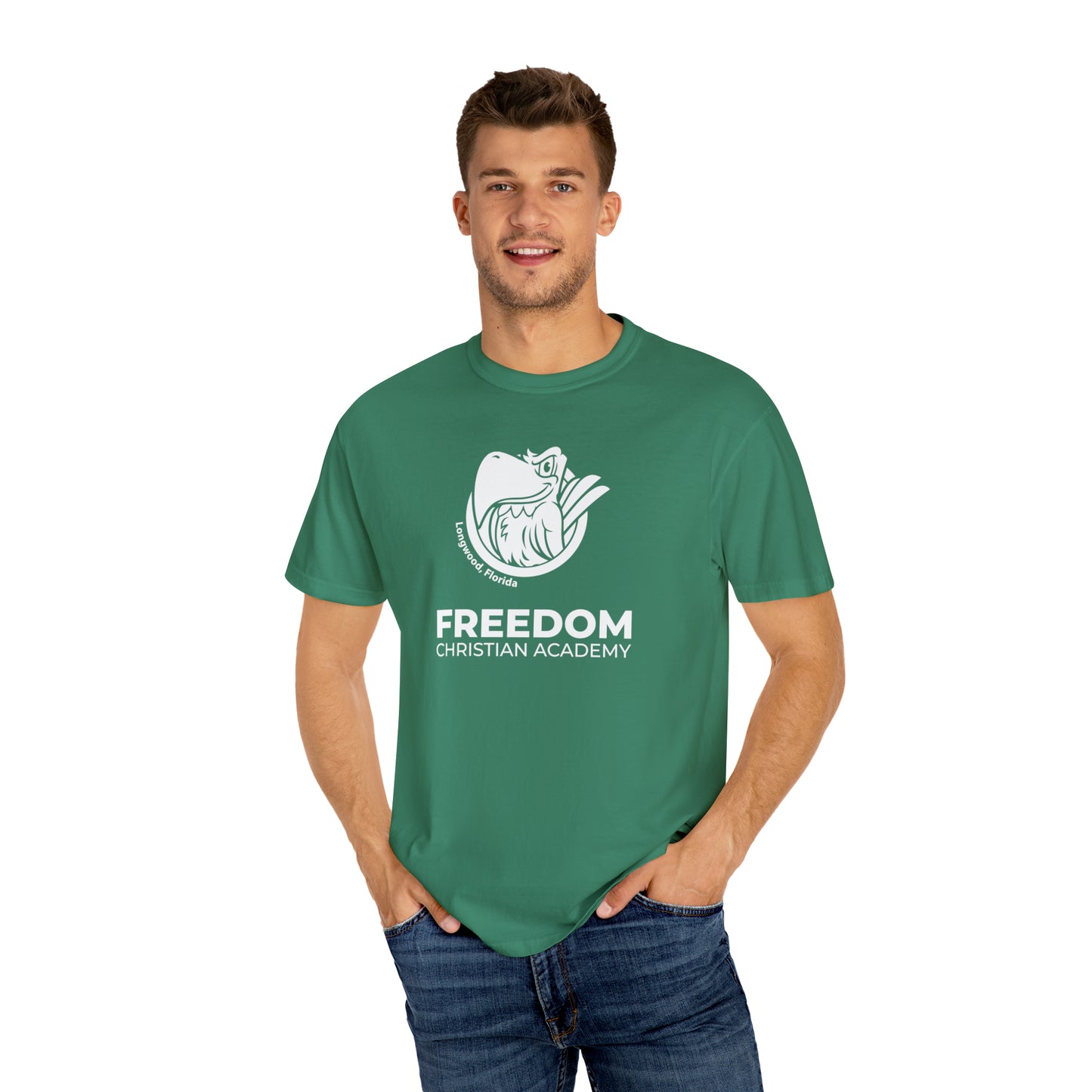 Freedom Eagle Unisex Garment-Dyed T-shirt