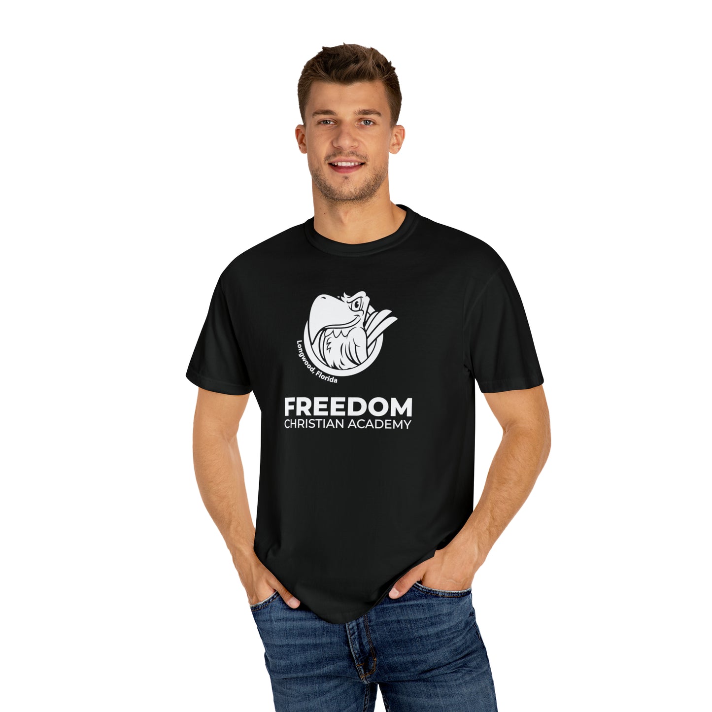 Freedom Eagle Unisex Garment-Dyed T-shirt