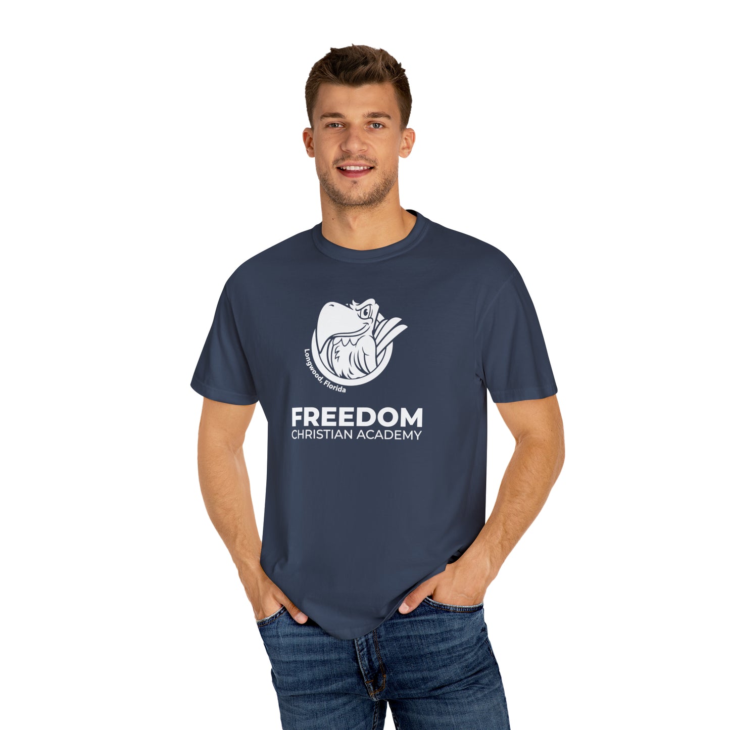 Freedom Eagle Unisex Garment-Dyed T-shirt