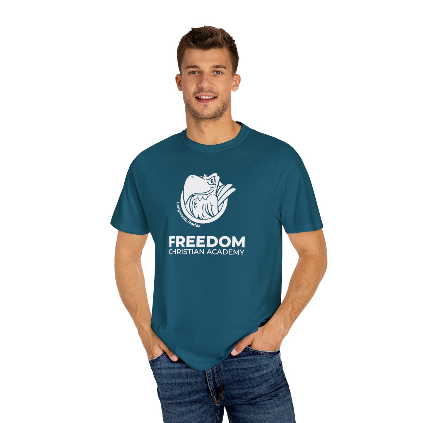 Freedom Eagle Unisex Garment-Dyed T-shirt