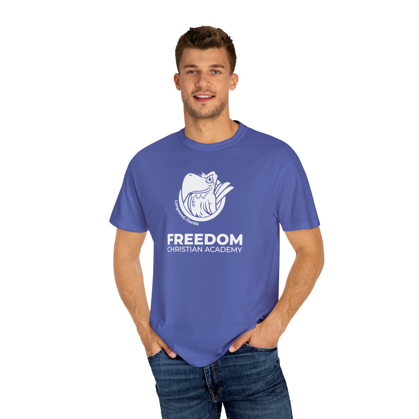 Freedom Eagle Unisex Garment-Dyed T-shirt
