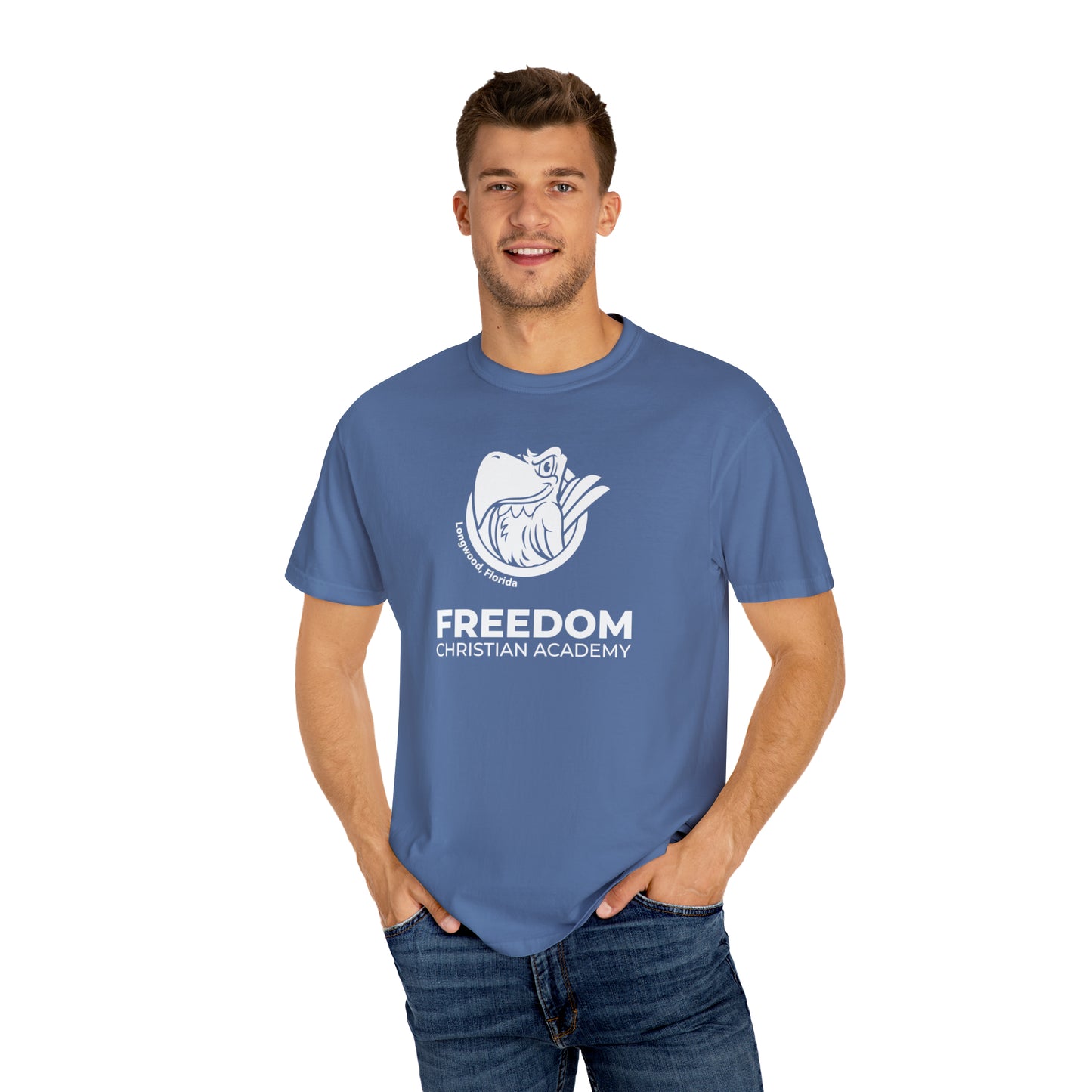 Freedom Eagle Unisex Garment-Dyed T-shirt