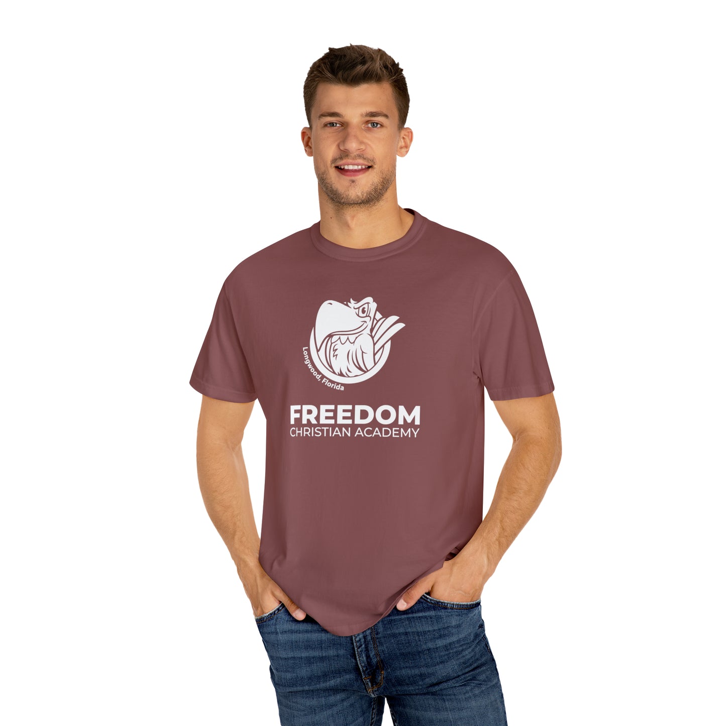 Freedom Eagle Unisex Garment-Dyed T-shirt