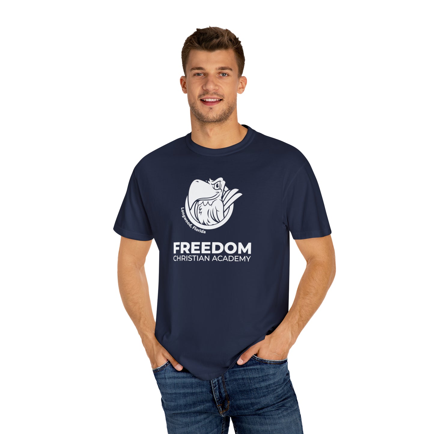 Freedom Eagle Unisex Garment-Dyed T-shirt