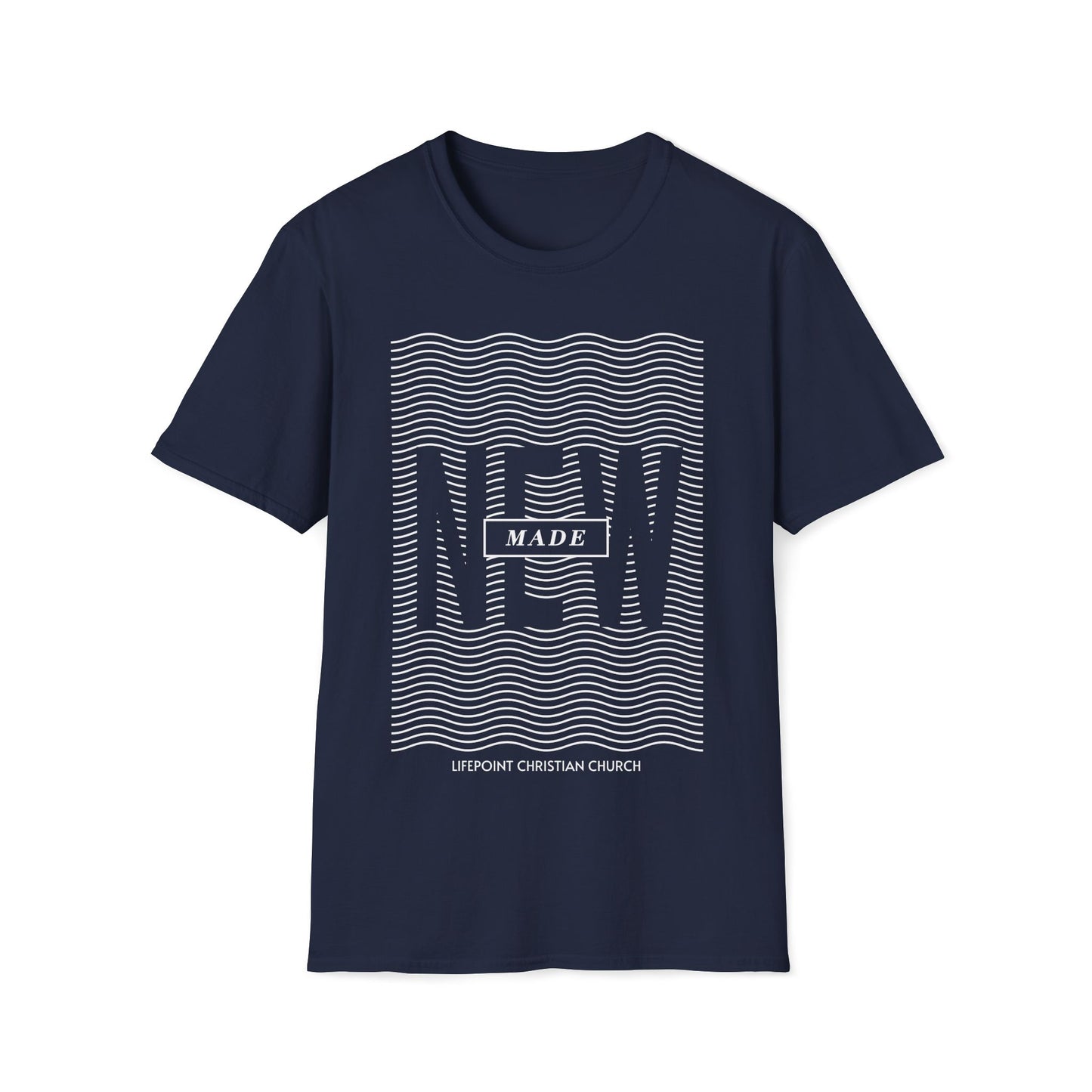 MADE NEW - Baptism Shirt - Unisex Softstyle T-Shirt