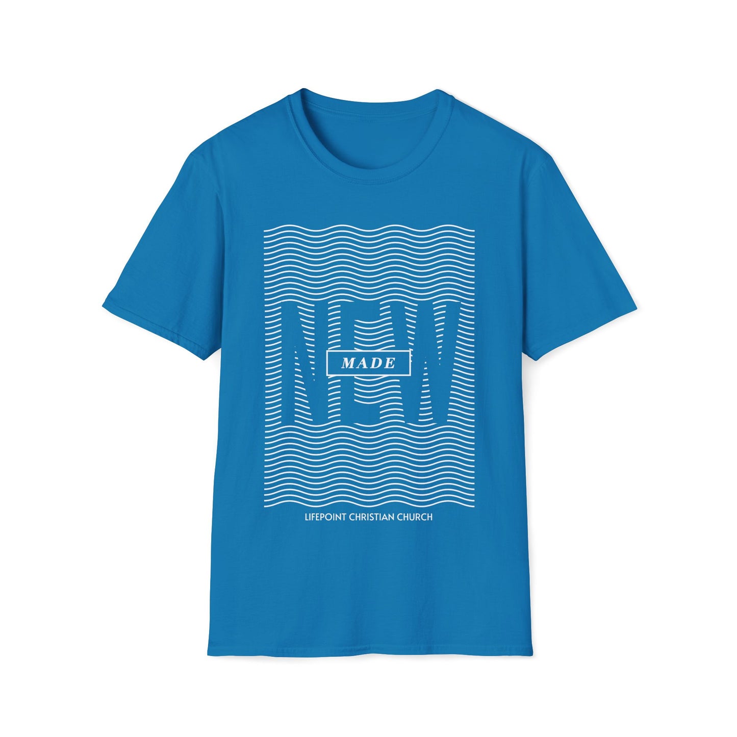 MADE NEW - Baptism Shirt - Unisex Softstyle T-Shirt