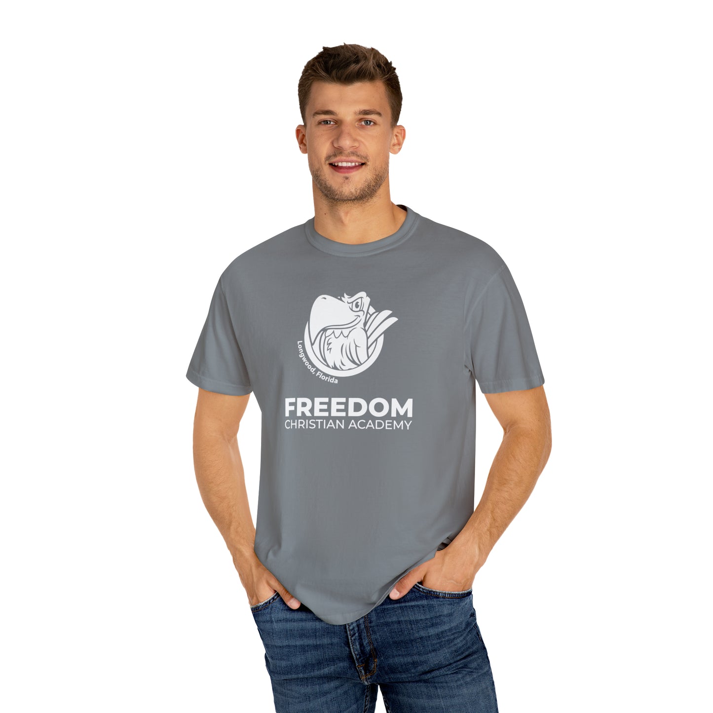 Freedom Eagle Unisex Garment-Dyed T-shirt