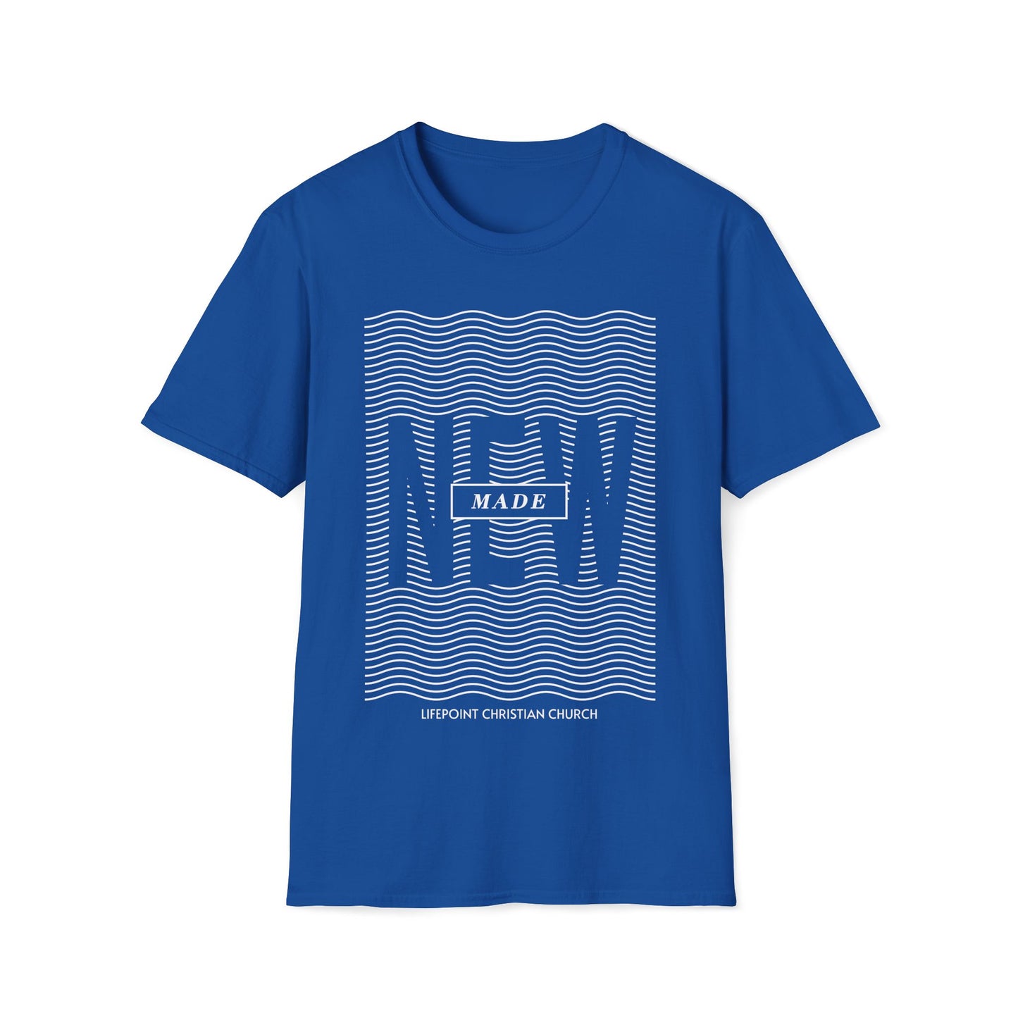 MADE NEW - Baptism Shirt - Unisex Softstyle T-Shirt