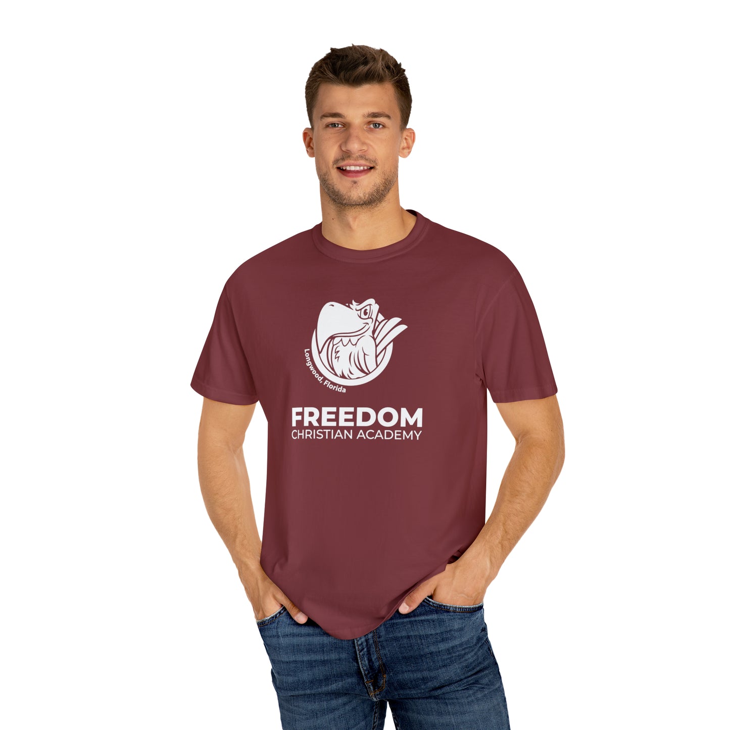 Freedom Eagle Unisex Garment-Dyed T-shirt