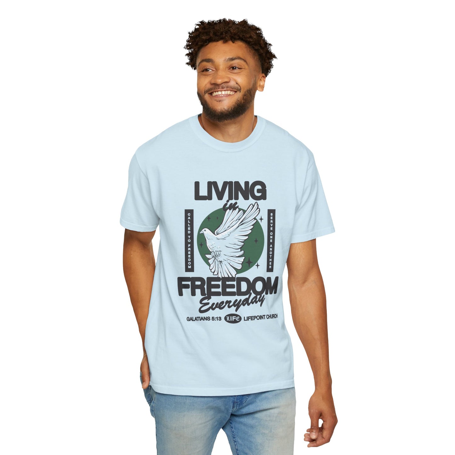 LIFE YA 2024 Design! Unisex Garment-Dyed T-shirt