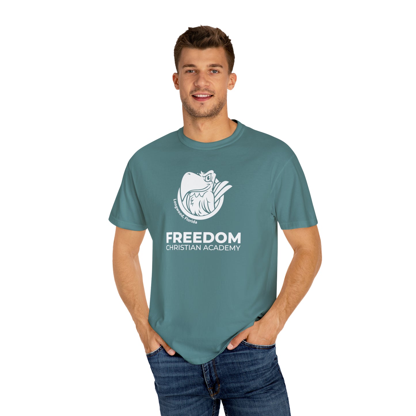 Freedom Eagle Unisex Garment-Dyed T-shirt