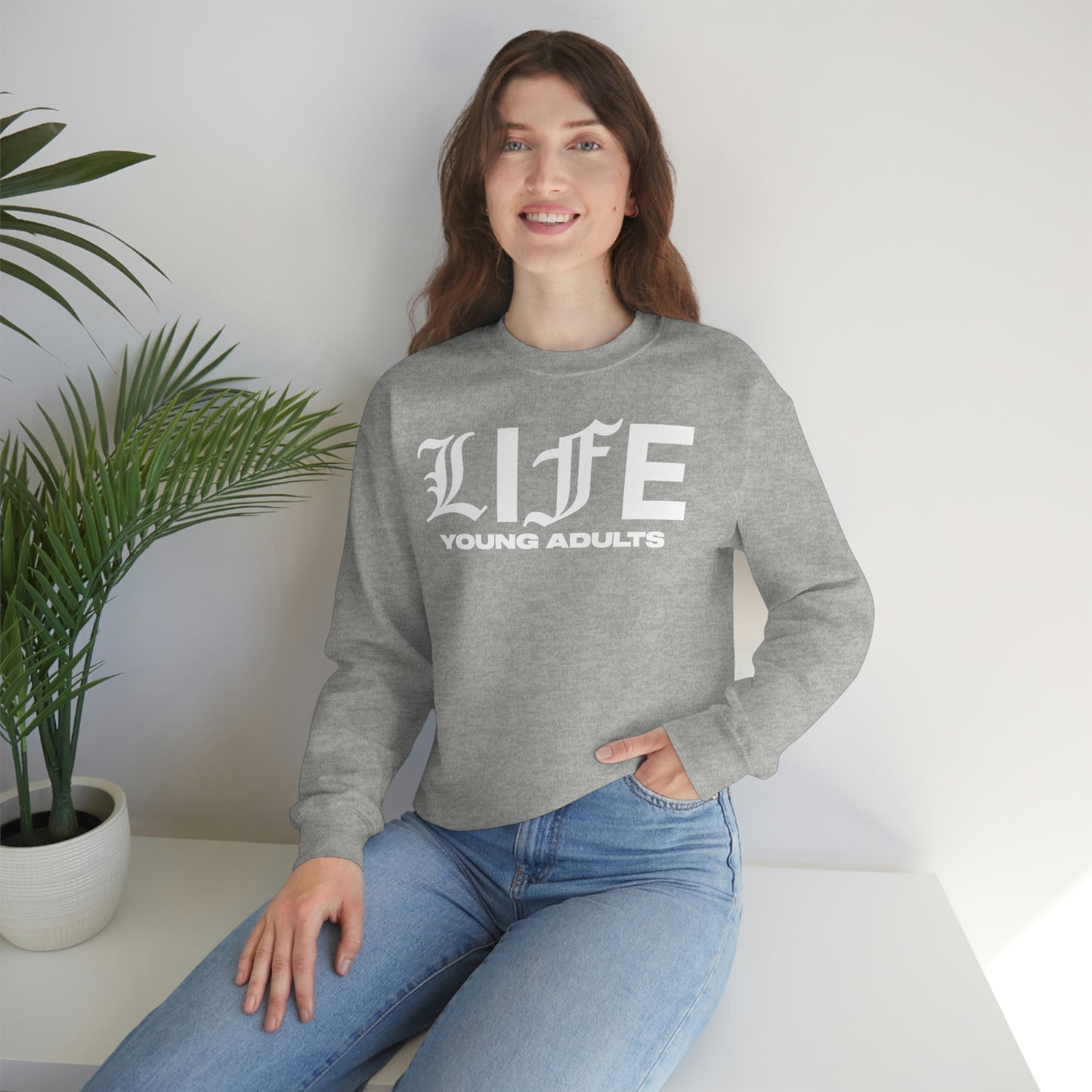 LIFE YA Unisex Heavy Blend™ Crewneck Sweatshirt
