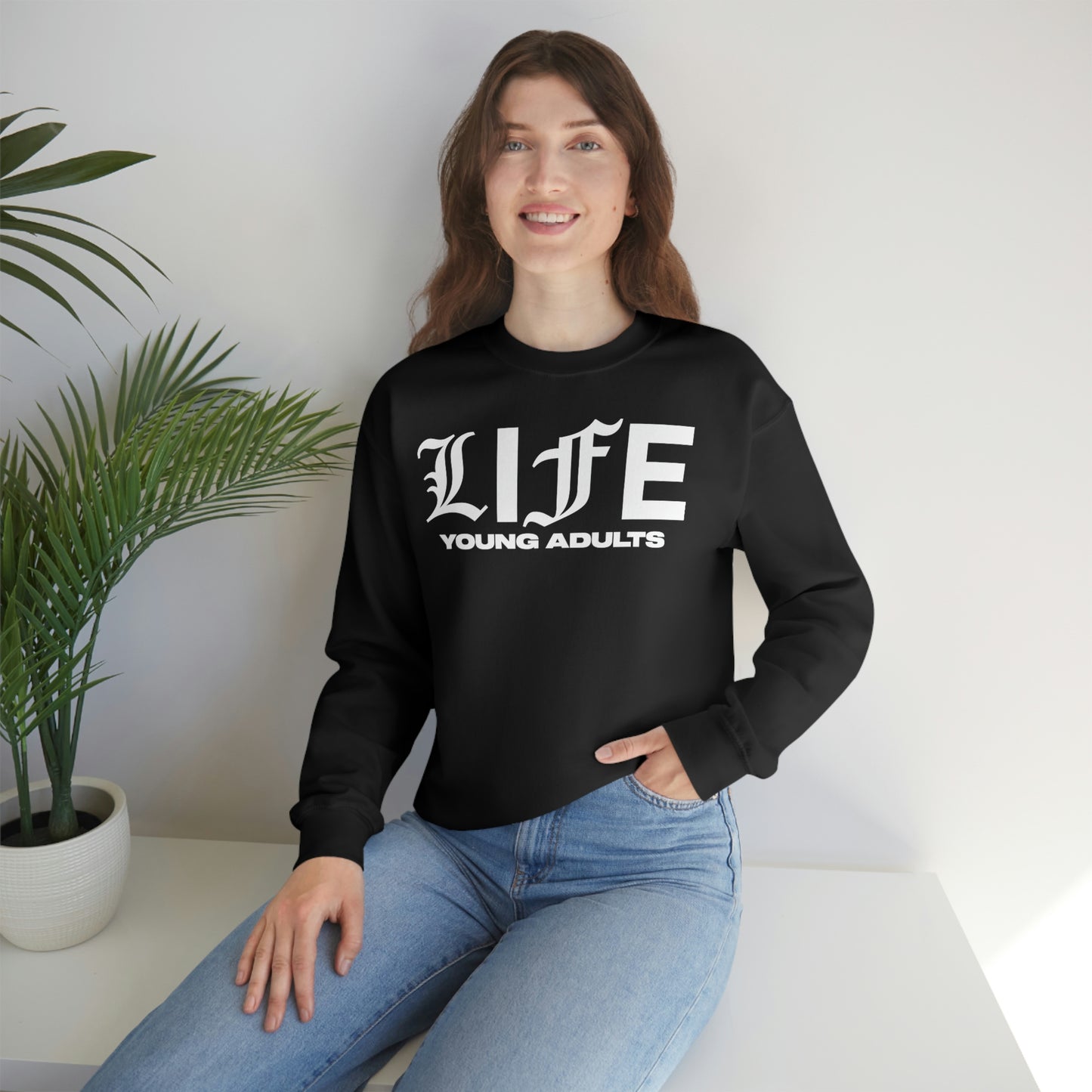 LIFE YA Unisex Heavy Blend™ Crewneck Sweatshirt