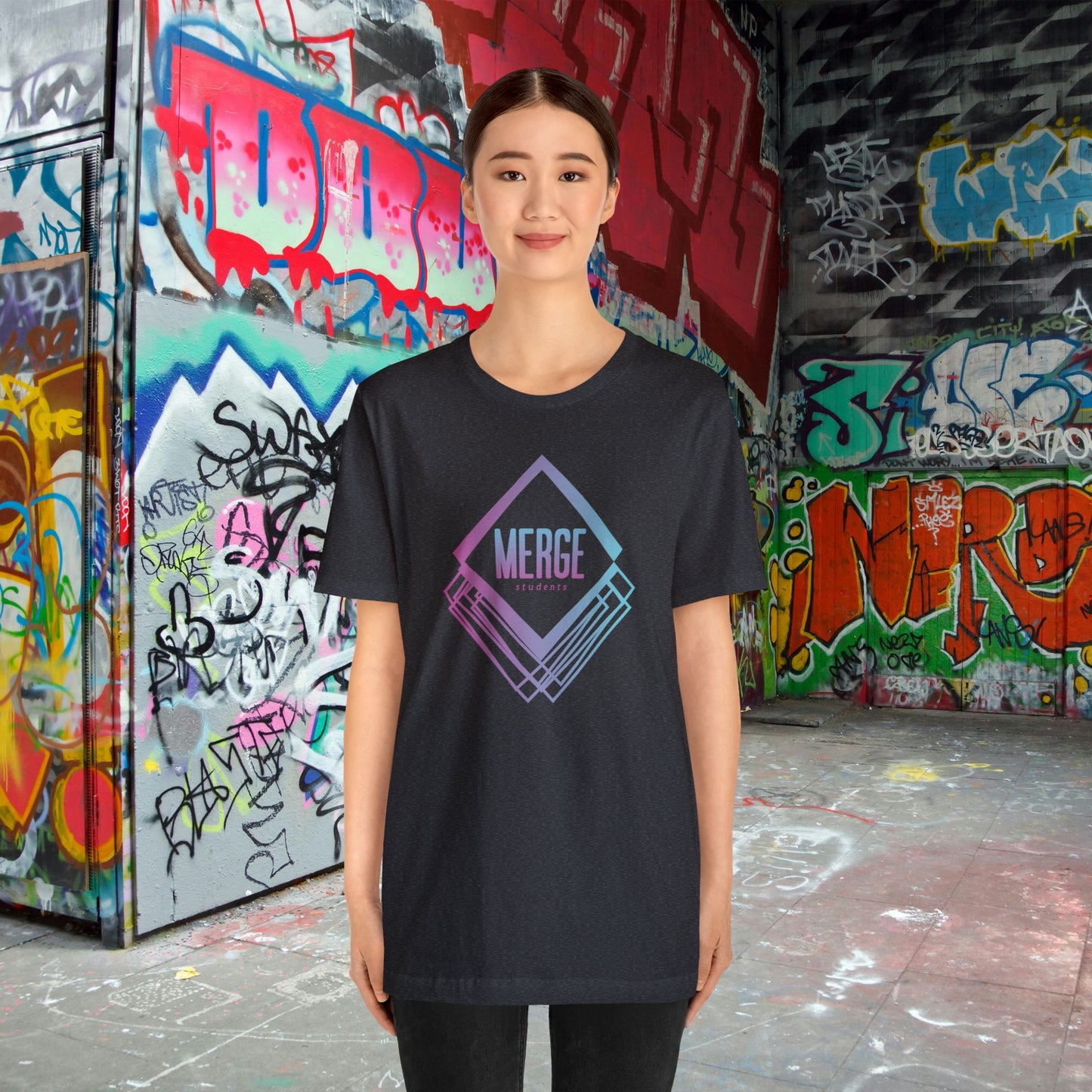 MERGE / Unisex Jersey Short Sleeve Tee