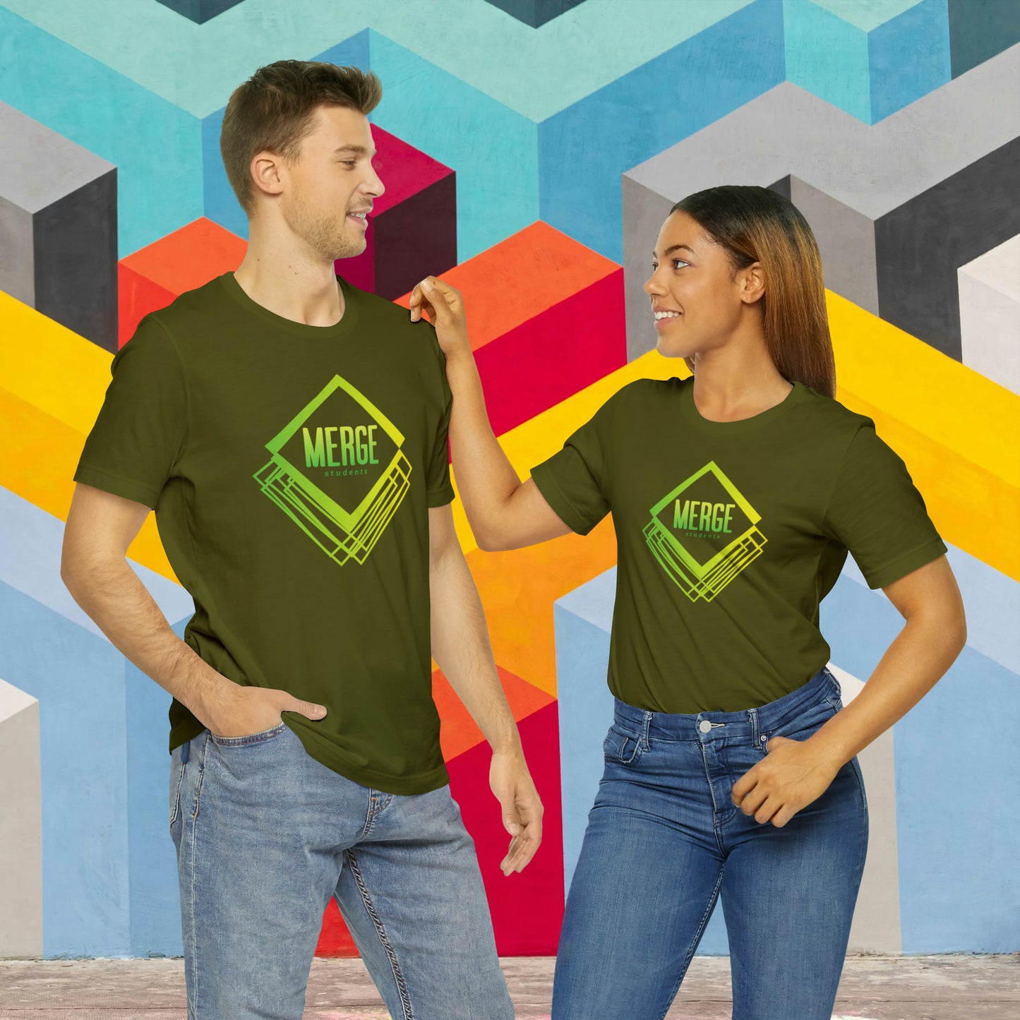 MERGE / Unisex Jersey Short Sleeve Tee
