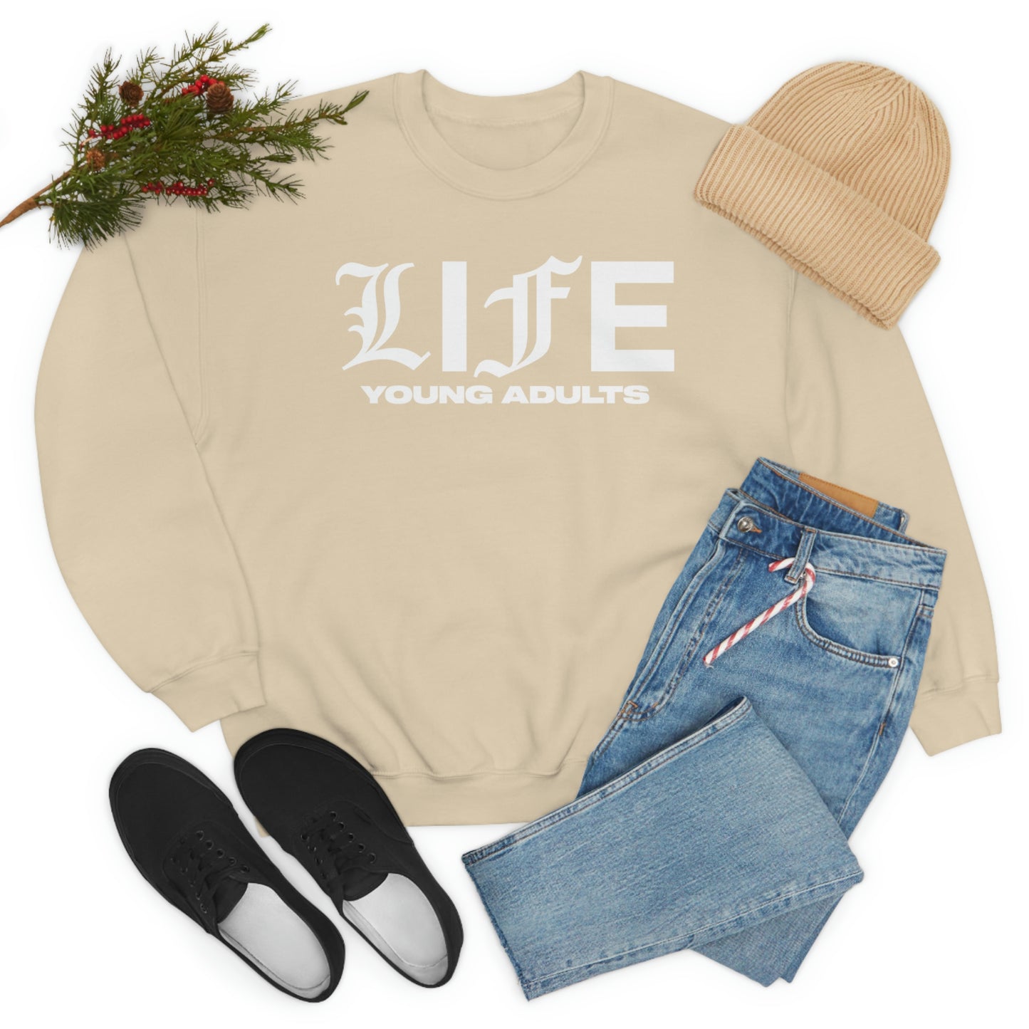LIFE YA Unisex Heavy Blend™ Crewneck Sweatshirt