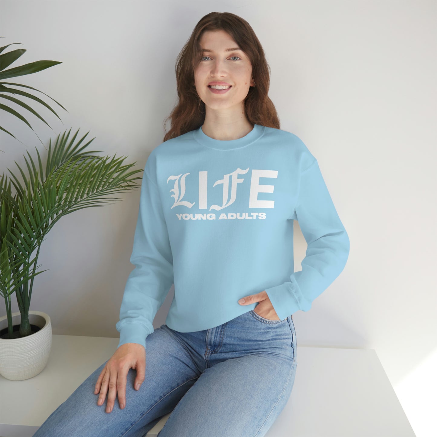 LIFE YA Unisex Heavy Blend™ Crewneck Sweatshirt