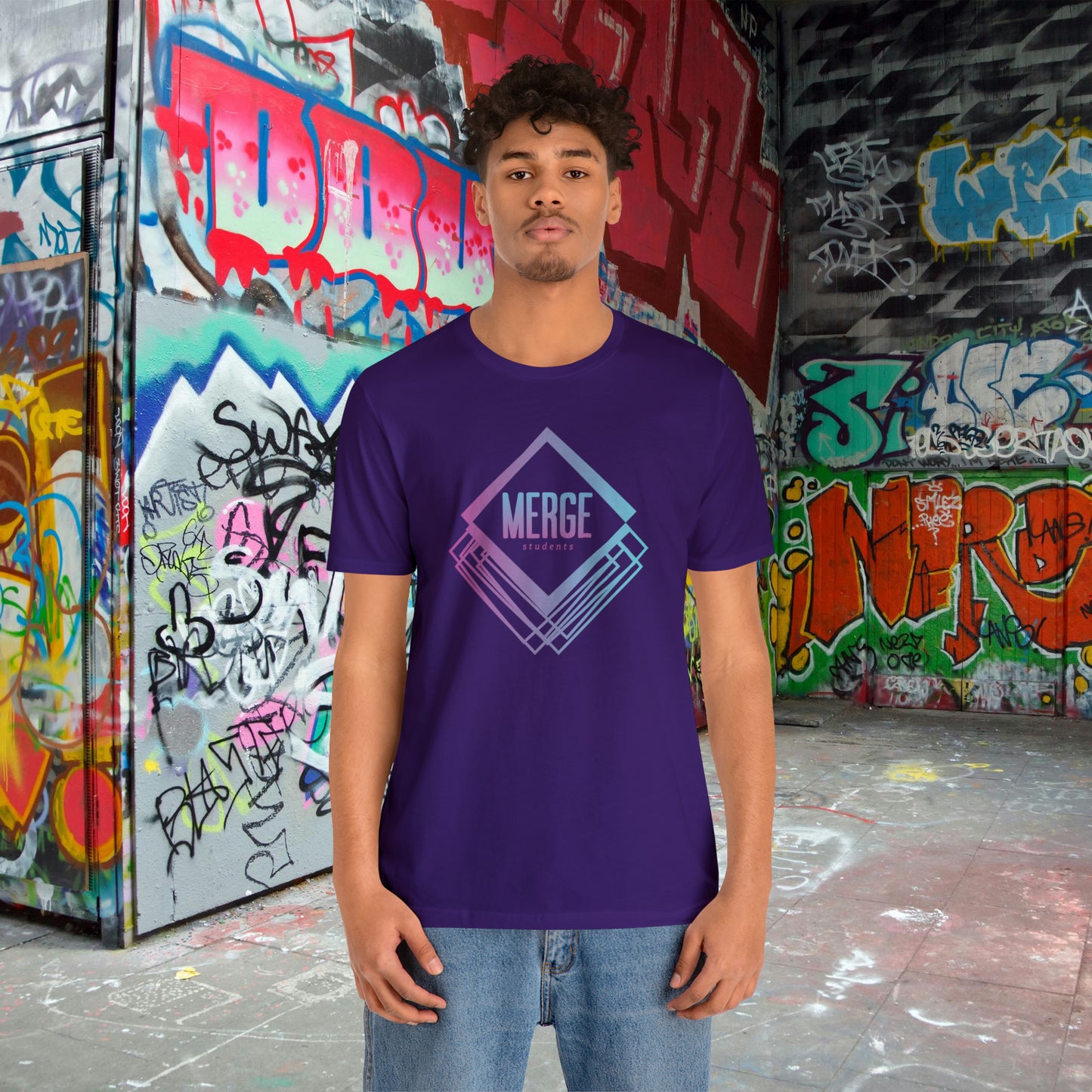 MERGE / Unisex Jersey Short Sleeve Tee