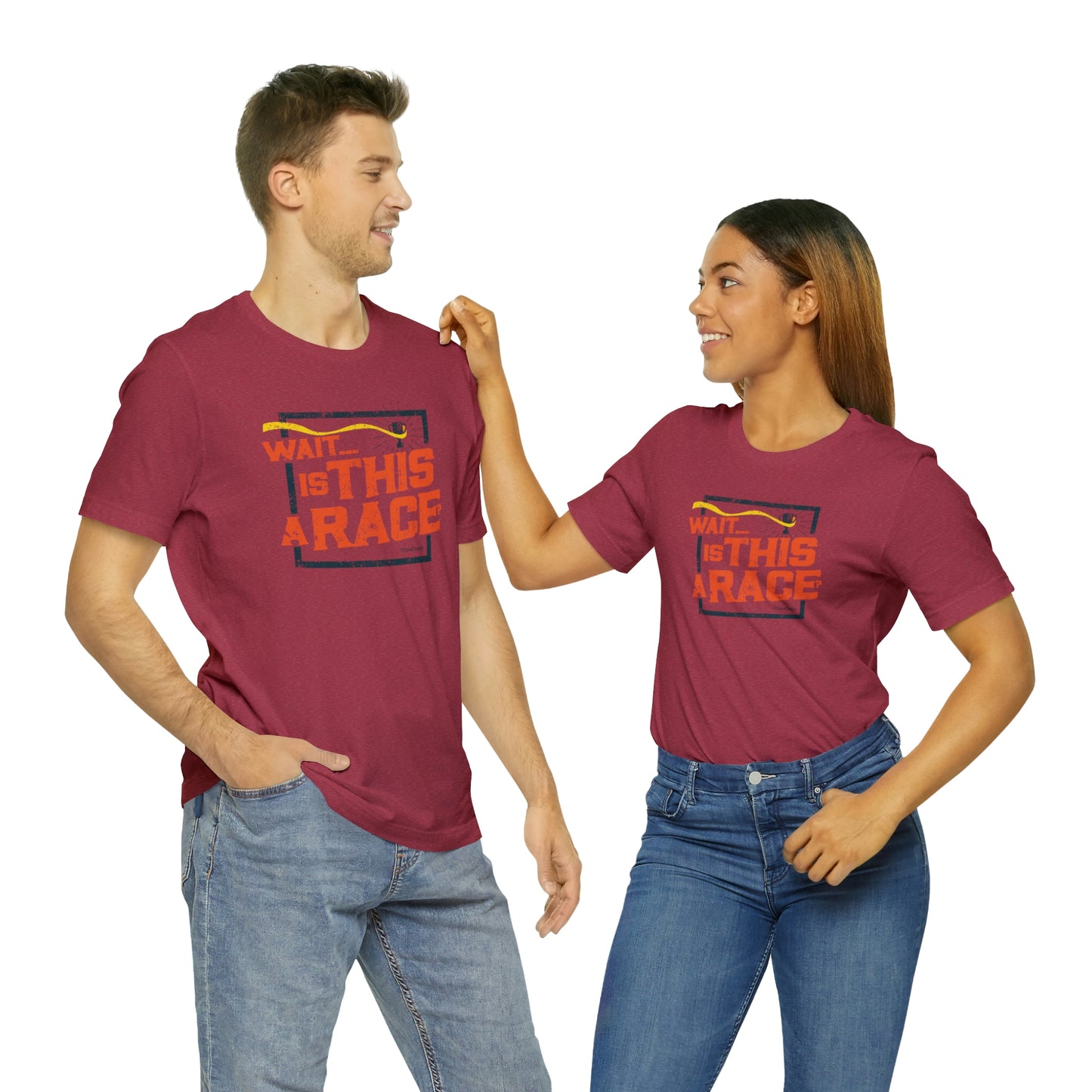 FamCamp / Is This A Race? / Unisex Jersey Short Sleeve Tee