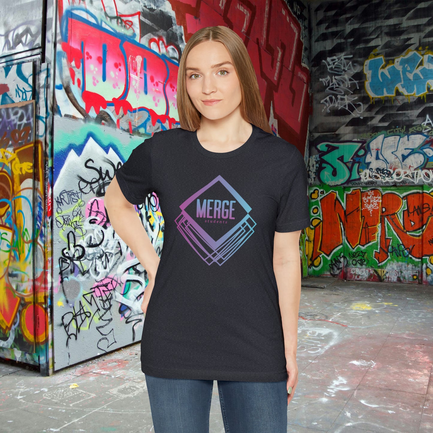 MERGE / Unisex Jersey Short Sleeve Tee