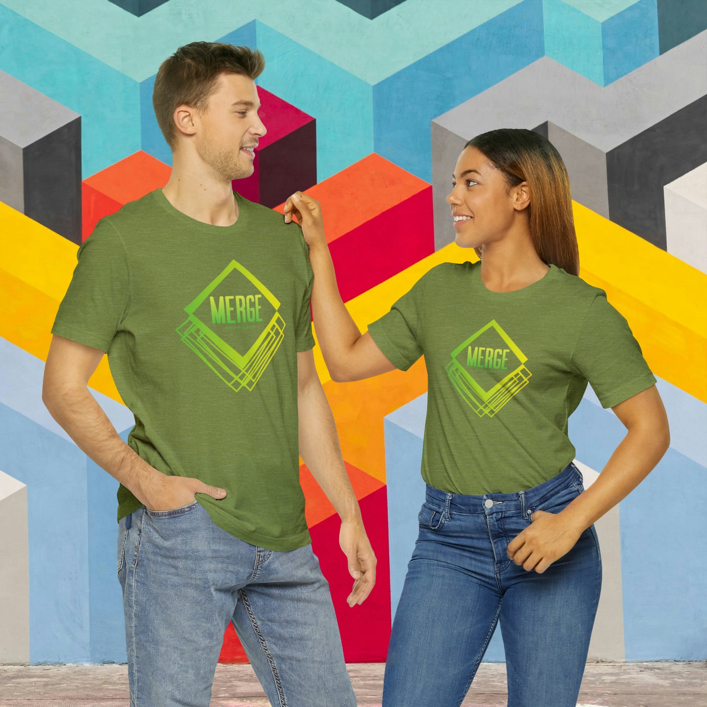 MERGE / Unisex Jersey Short Sleeve Tee