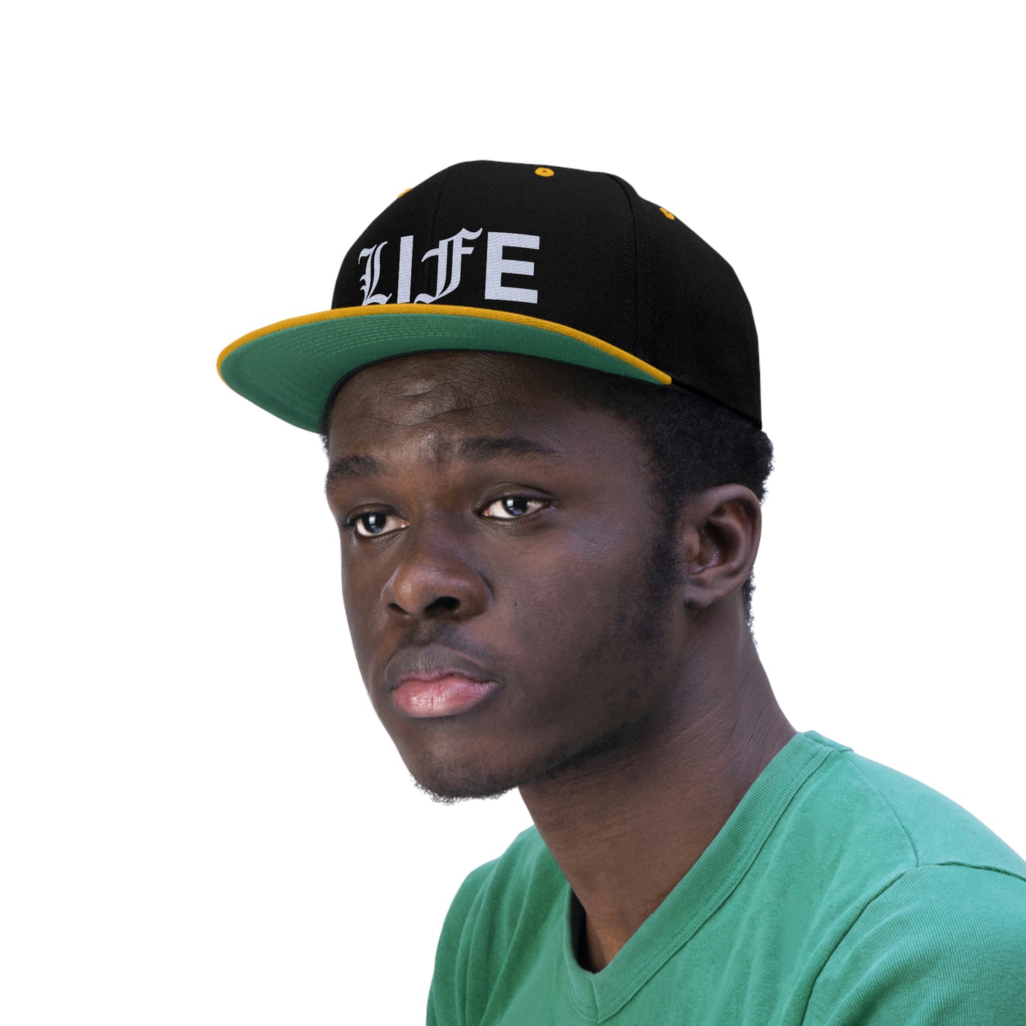 LIFE YA Unisex Flat Bill Hat