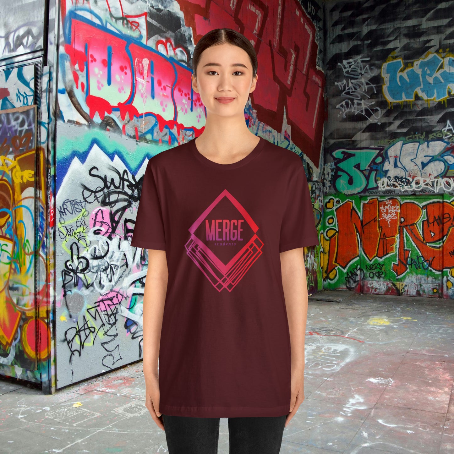 MERGE / Unisex Jersey Short Sleeve Tee