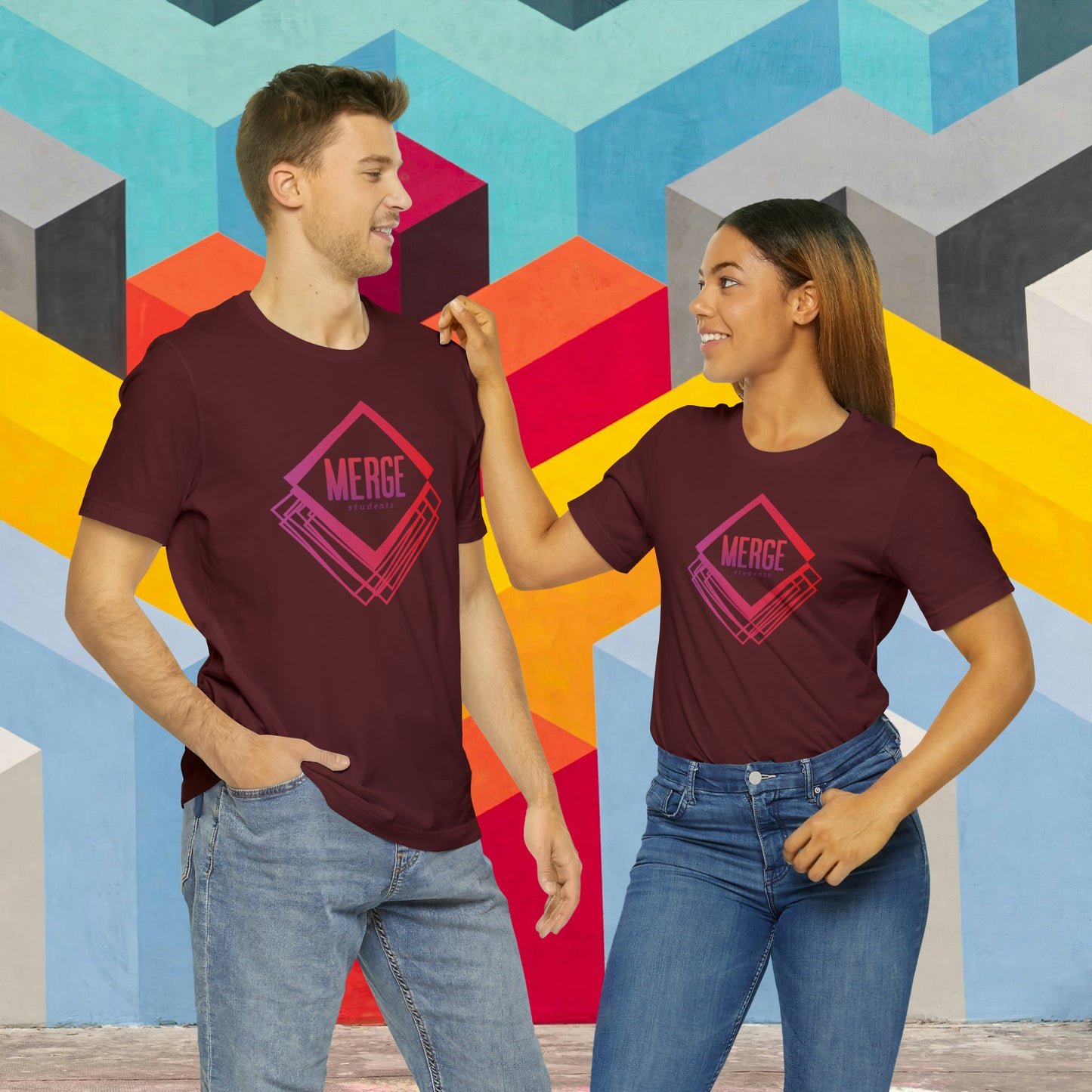 MERGE / Unisex Jersey Short Sleeve Tee