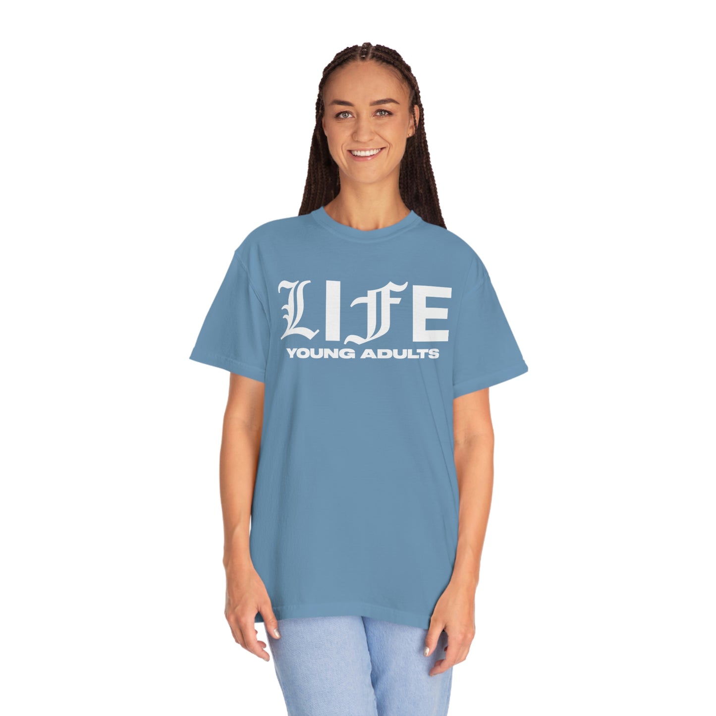 LIFE YA Unisex Garment-Dyed T-shirt