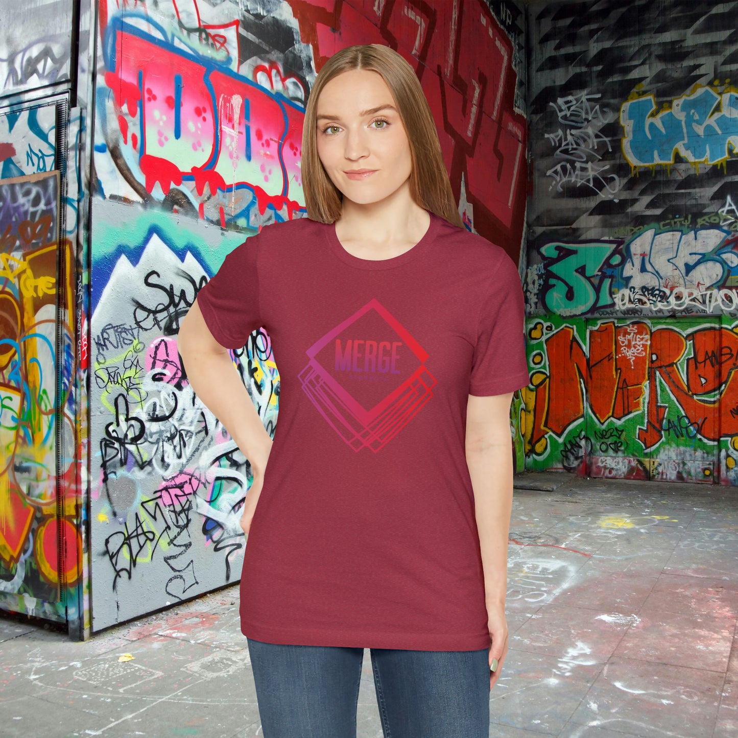 MERGE / Unisex Jersey Short Sleeve Tee