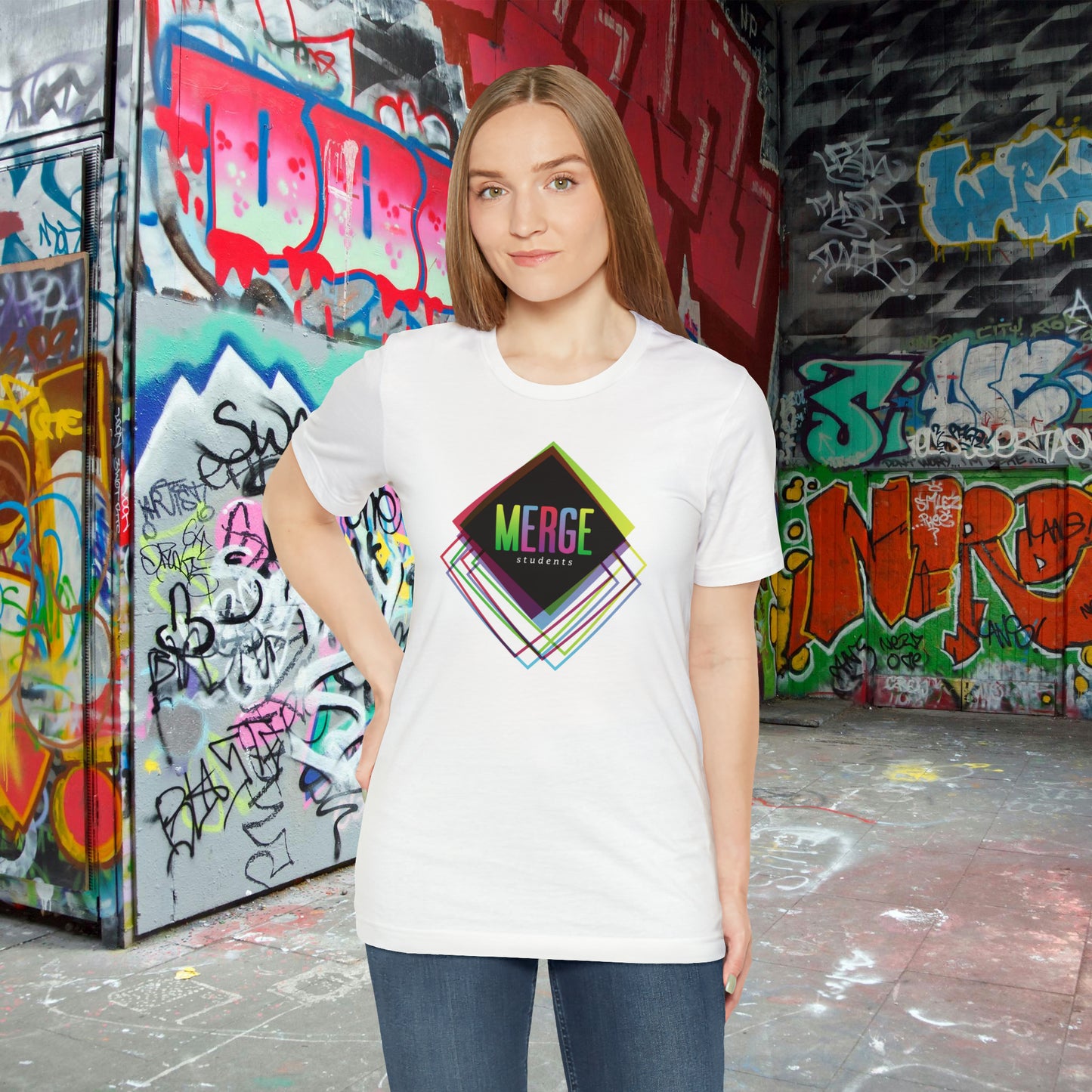 MERGE / Unisex Jersey Short Sleeve Tee