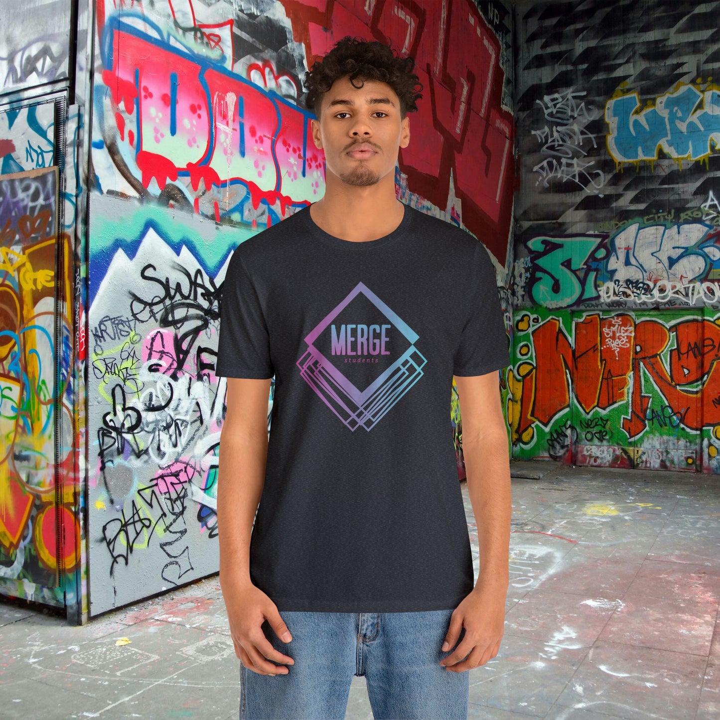 MERGE / Unisex Jersey Short Sleeve Tee