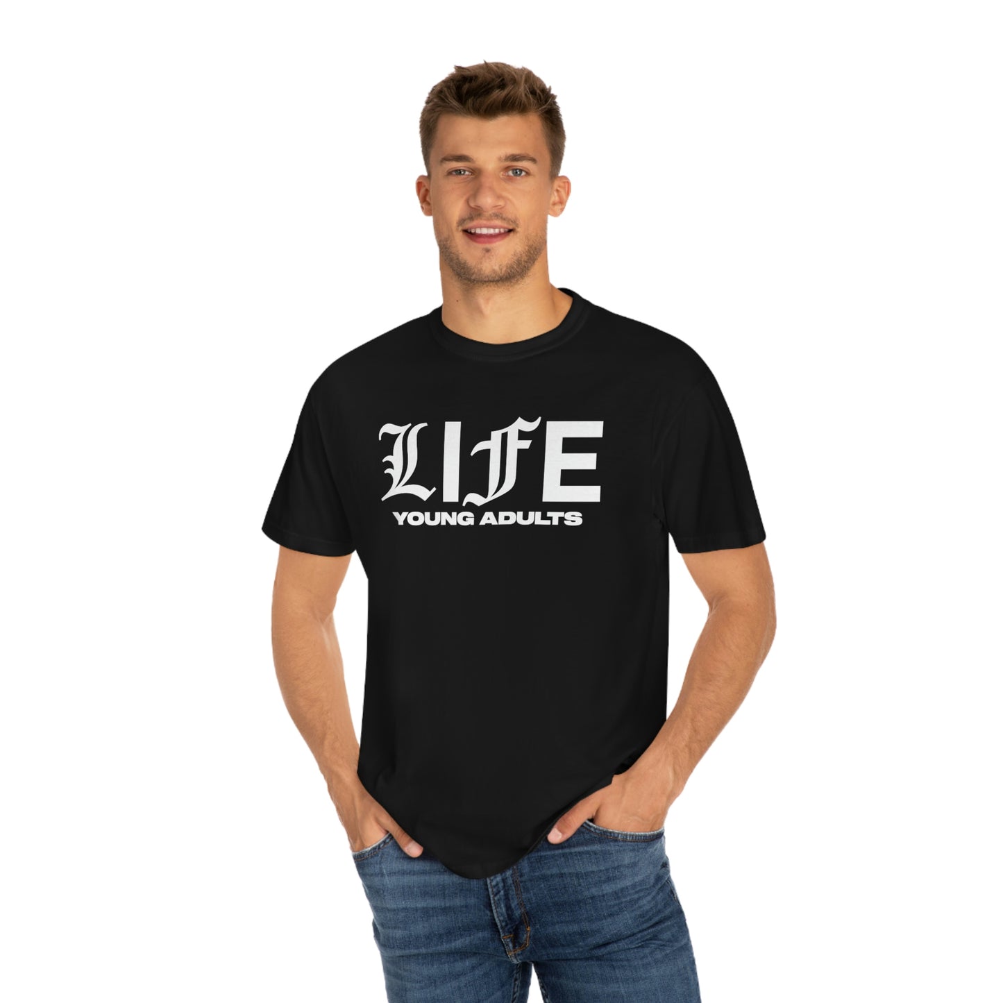LIFE YA Unisex Garment-Dyed T-shirt