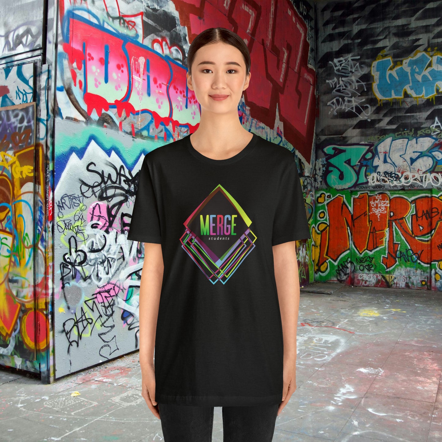 MERGE / Unisex Jersey Short Sleeve Tee