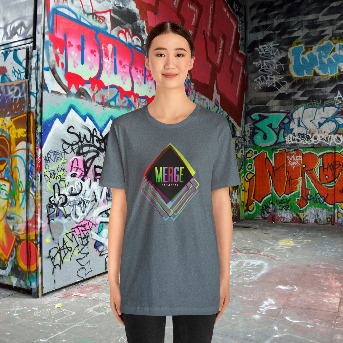 MERGE / Unisex Jersey Short Sleeve Tee