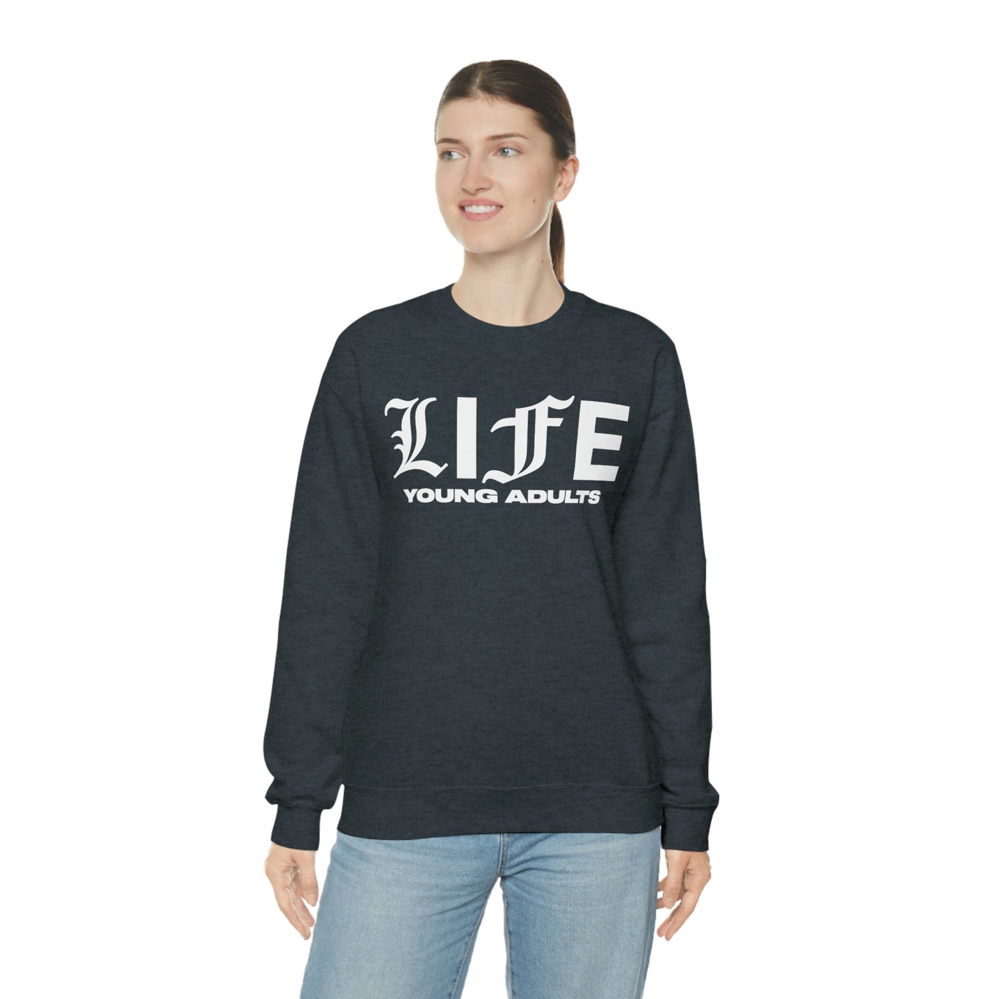 LIFE YA Unisex Heavy Blend™ Crewneck Sweatshirt