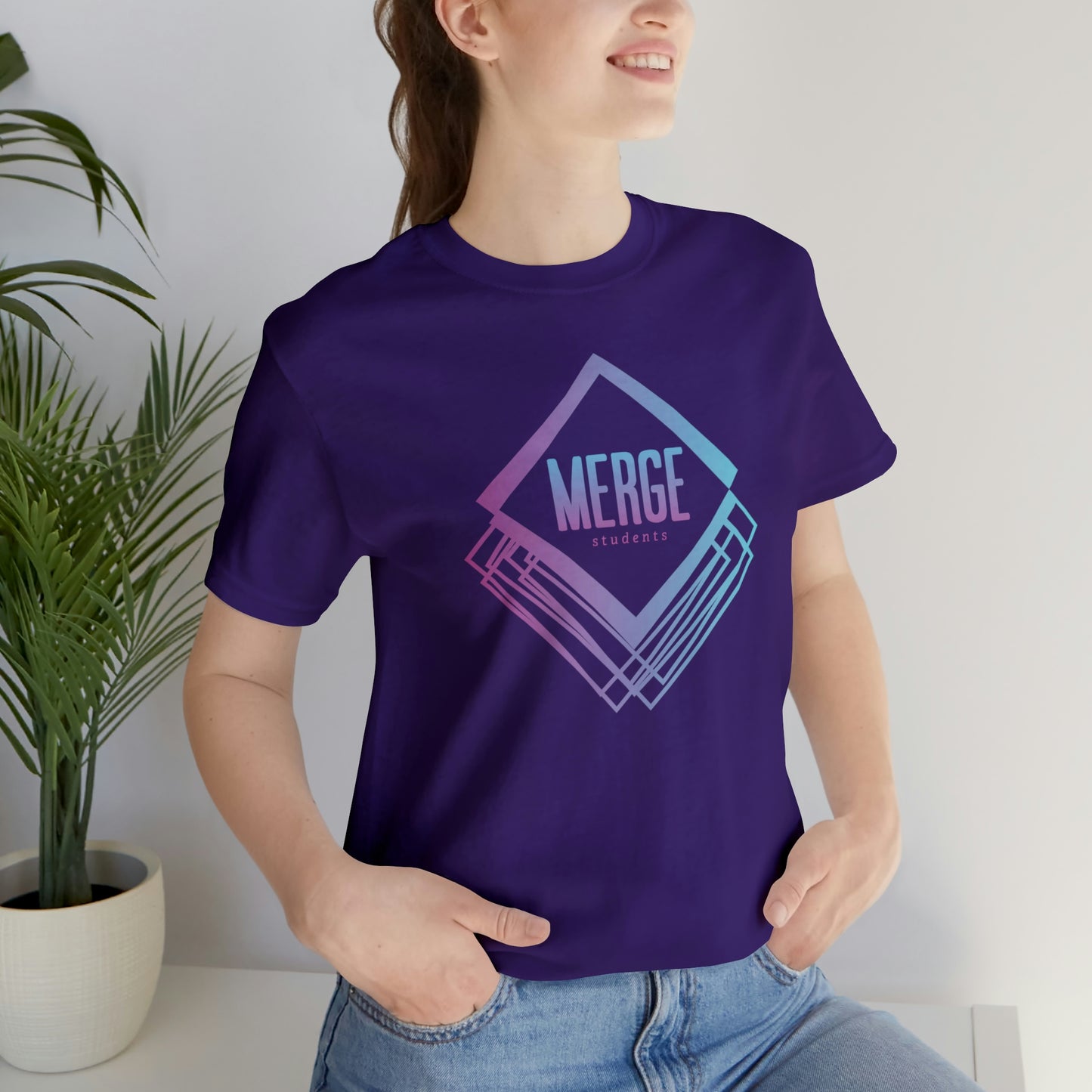 MERGE / Unisex Jersey Short Sleeve Tee