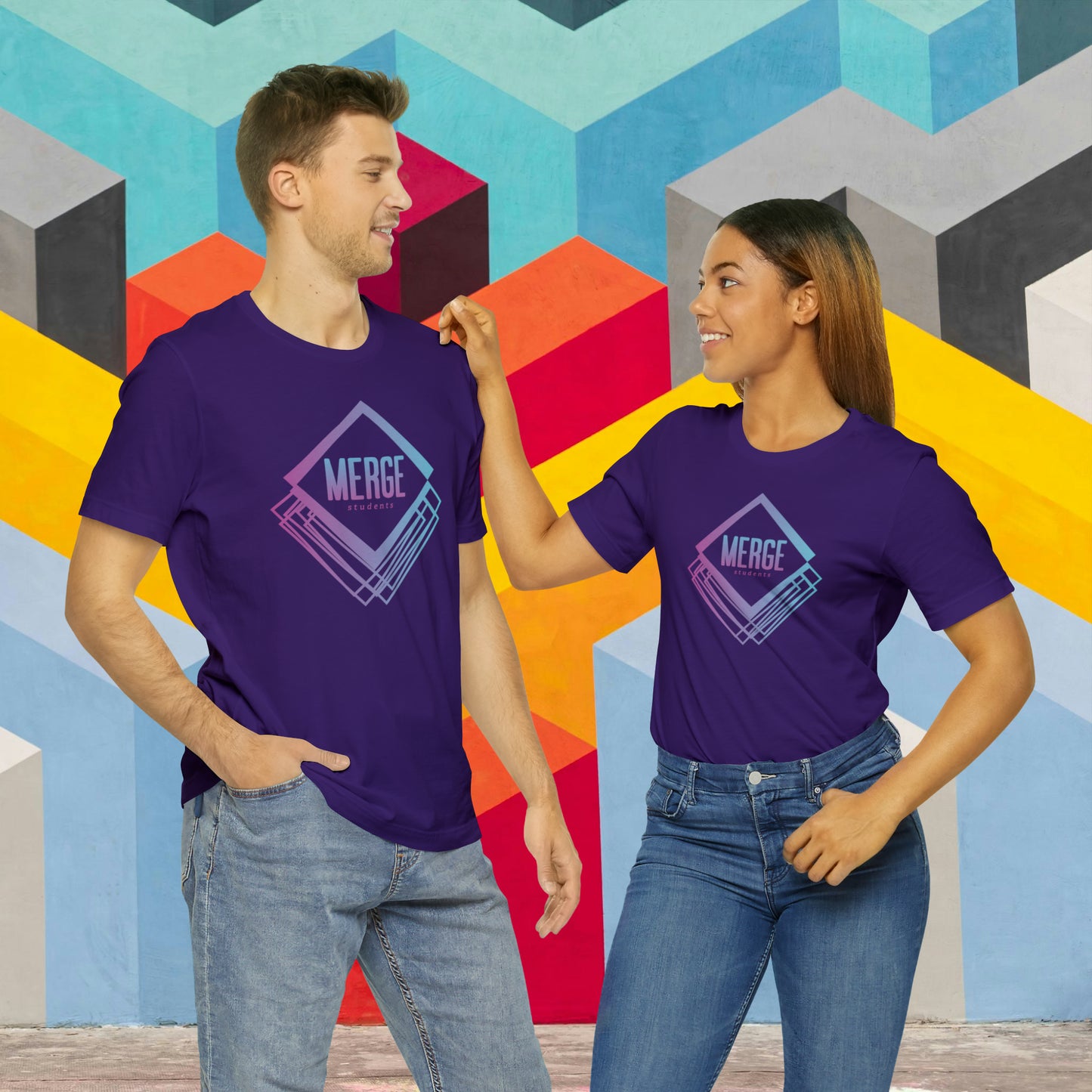 MERGE / Unisex Jersey Short Sleeve Tee