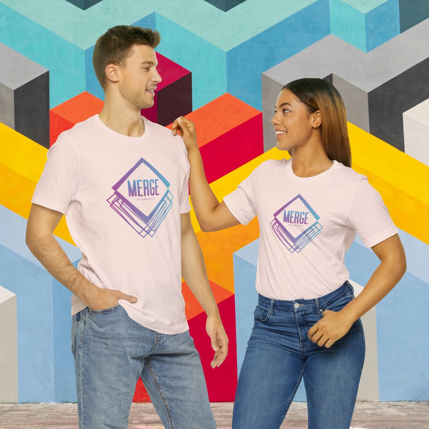 MERGE / Unisex Jersey Short Sleeve Tee