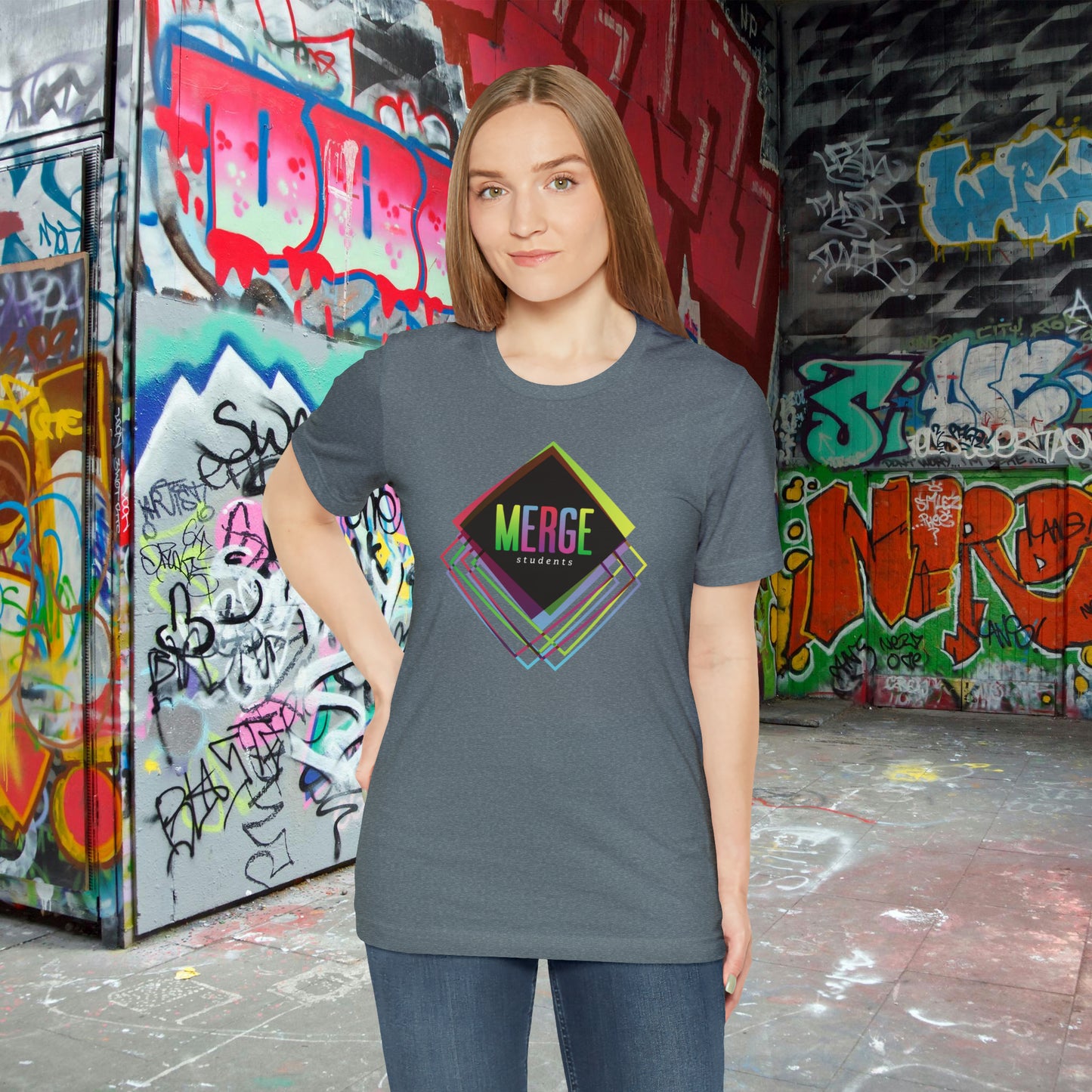 MERGE / Unisex Jersey Short Sleeve Tee