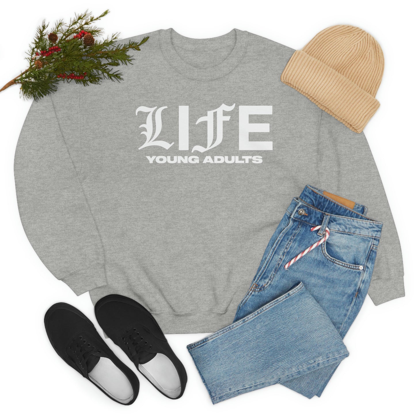 LIFE YA Unisex Heavy Blend™ Crewneck Sweatshirt