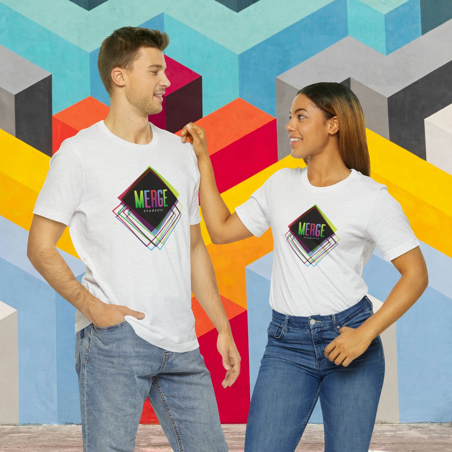 MERGE / Unisex Jersey Short Sleeve Tee