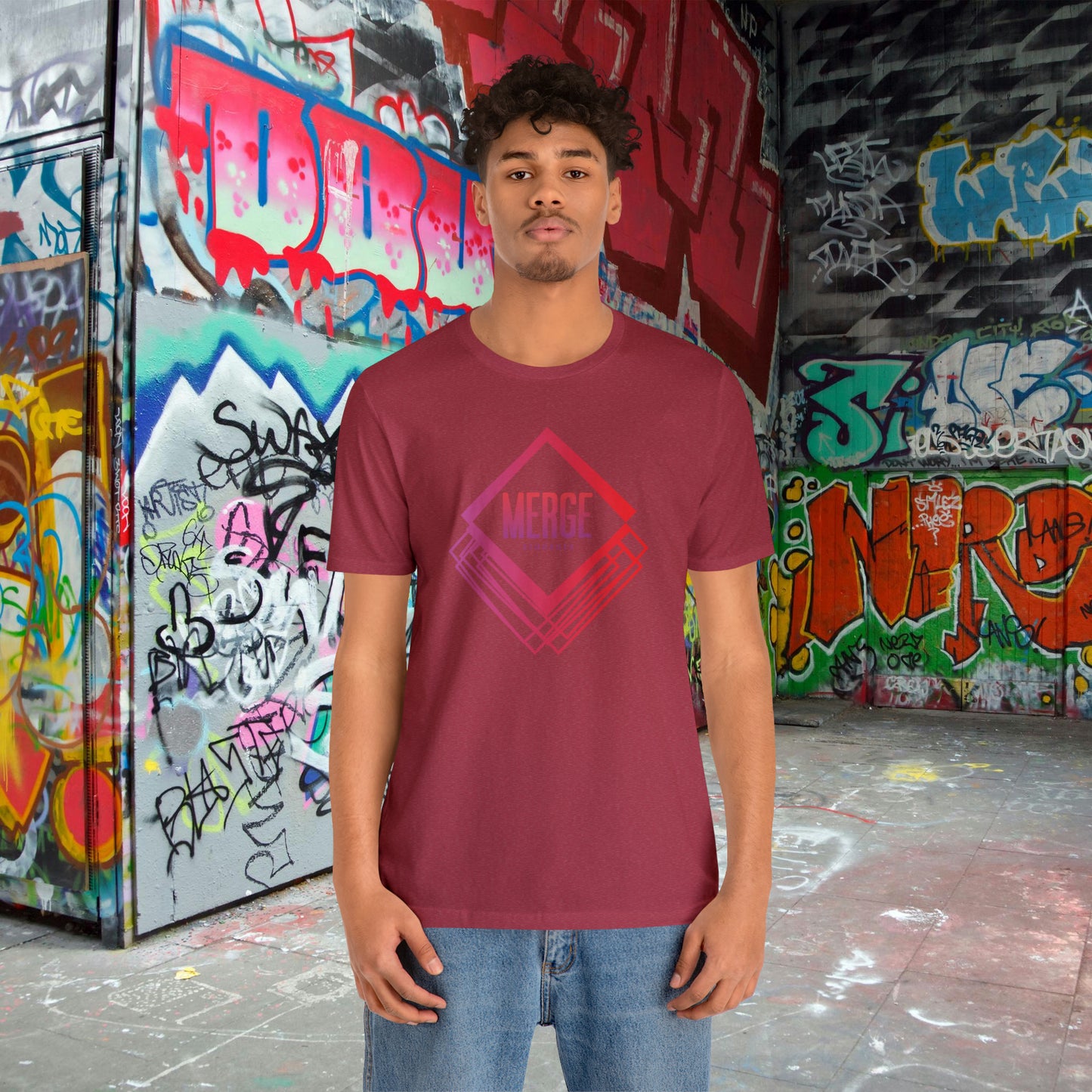 MERGE / Unisex Jersey Short Sleeve Tee