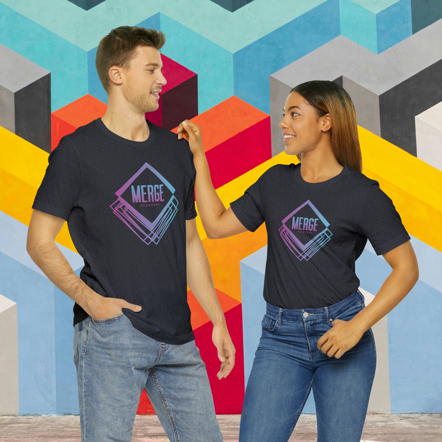 MERGE / Unisex Jersey Short Sleeve Tee
