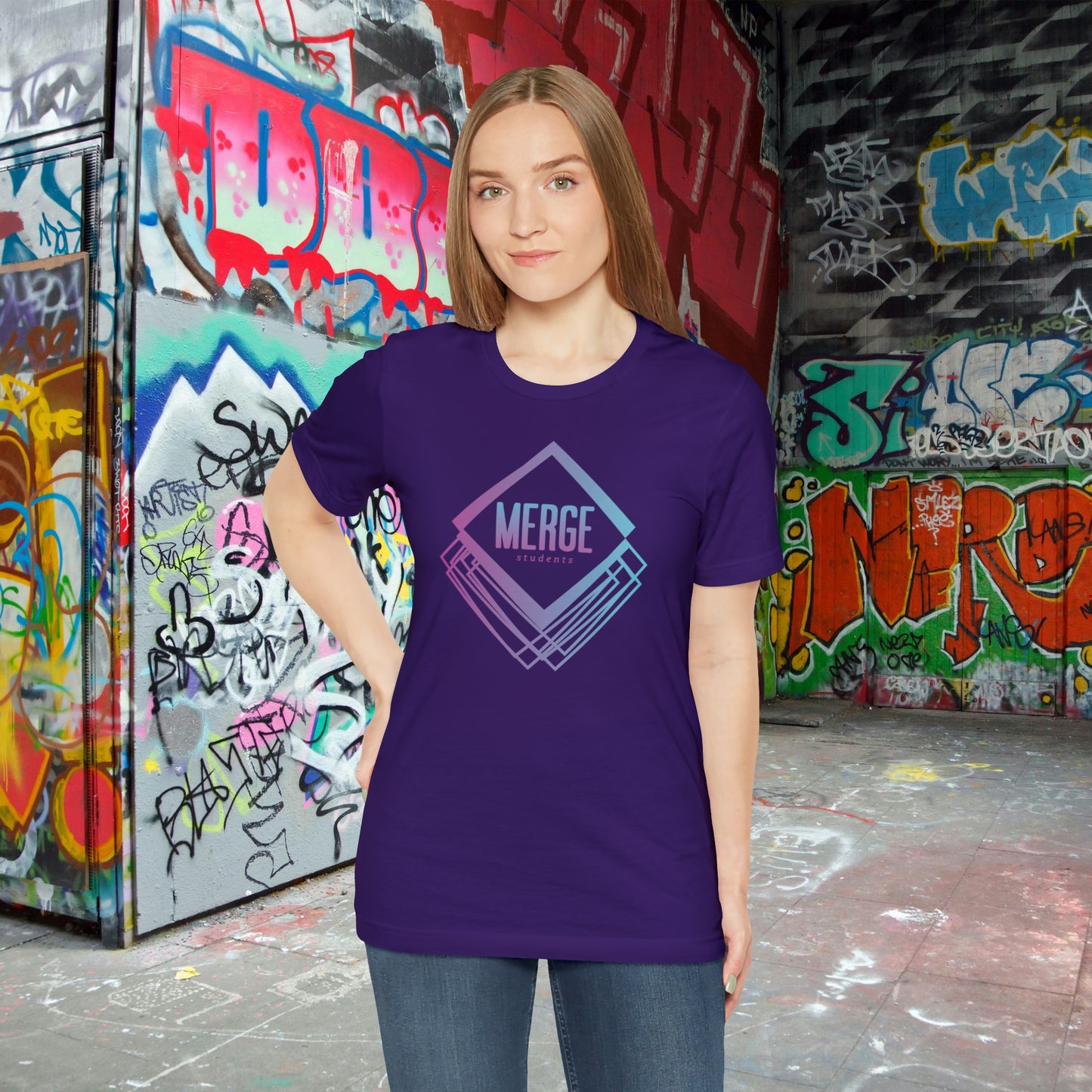 MERGE / Unisex Jersey Short Sleeve Tee