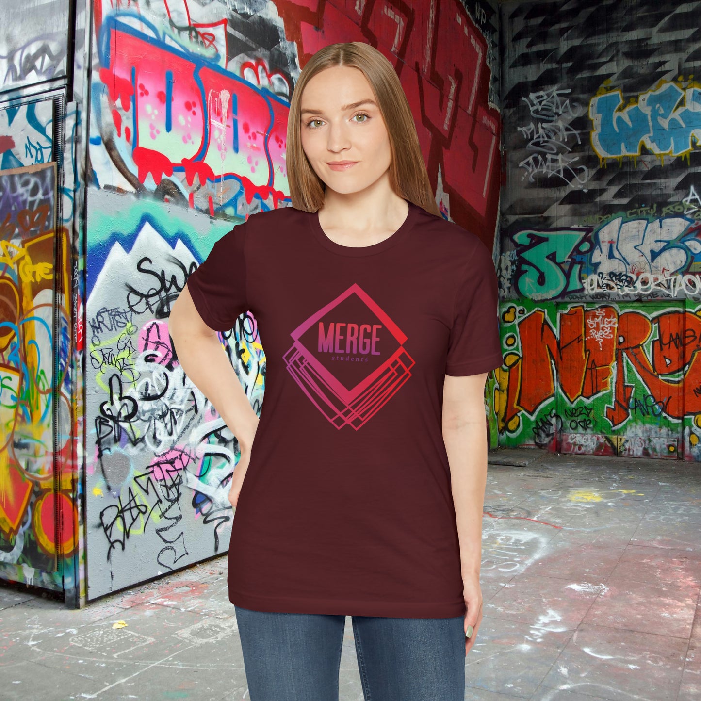 MERGE / Unisex Jersey Short Sleeve Tee