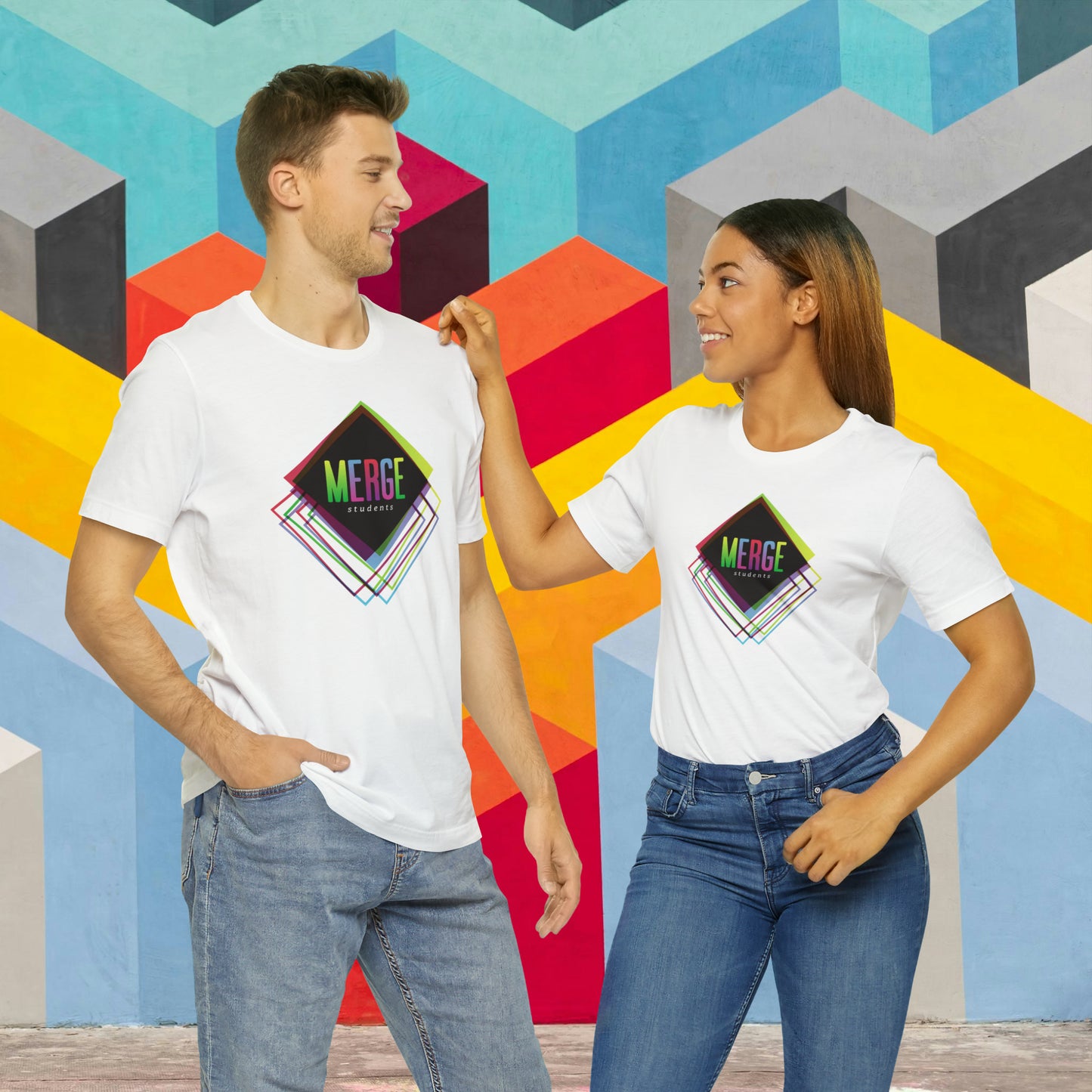 MERGE / Unisex Jersey Short Sleeve Tee