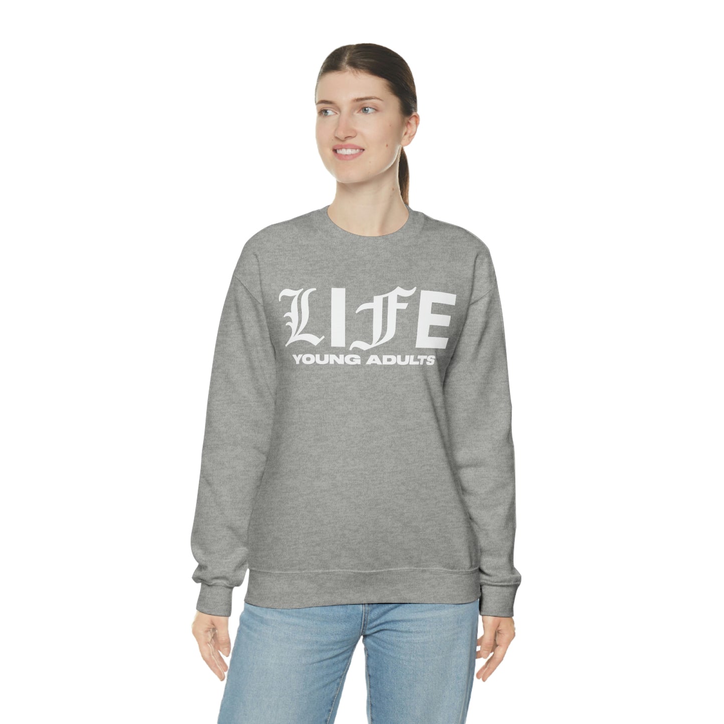 LIFE YA Unisex Heavy Blend™ Crewneck Sweatshirt