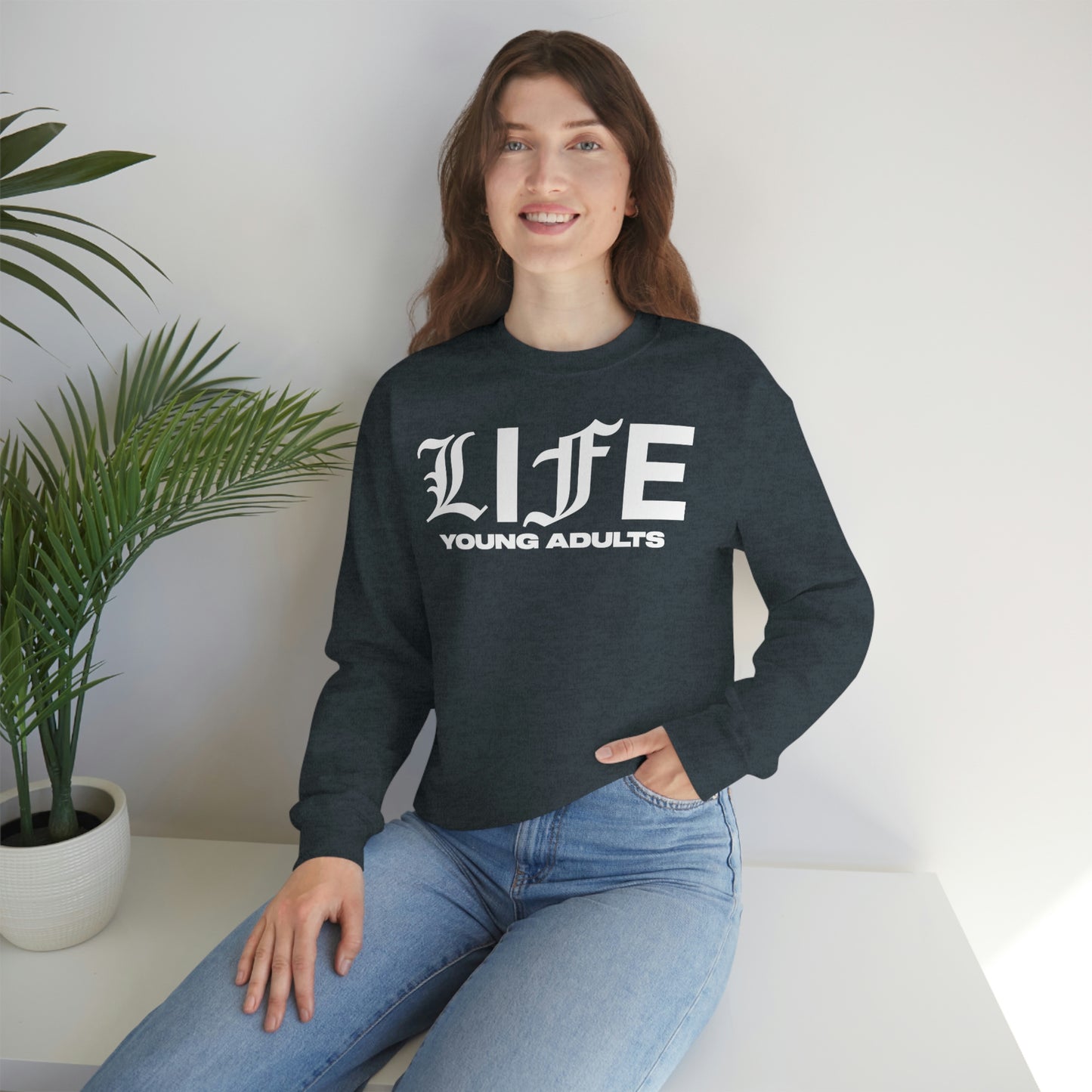 LIFE YA Unisex Heavy Blend™ Crewneck Sweatshirt