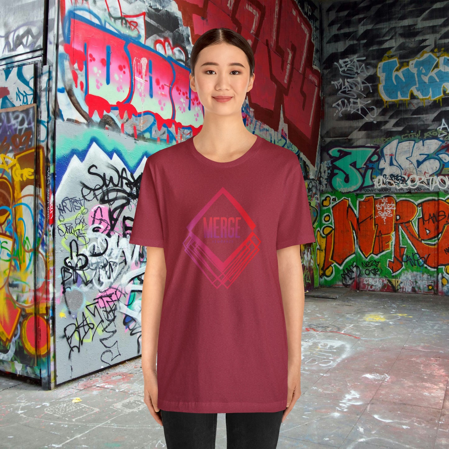 MERGE / Unisex Jersey Short Sleeve Tee